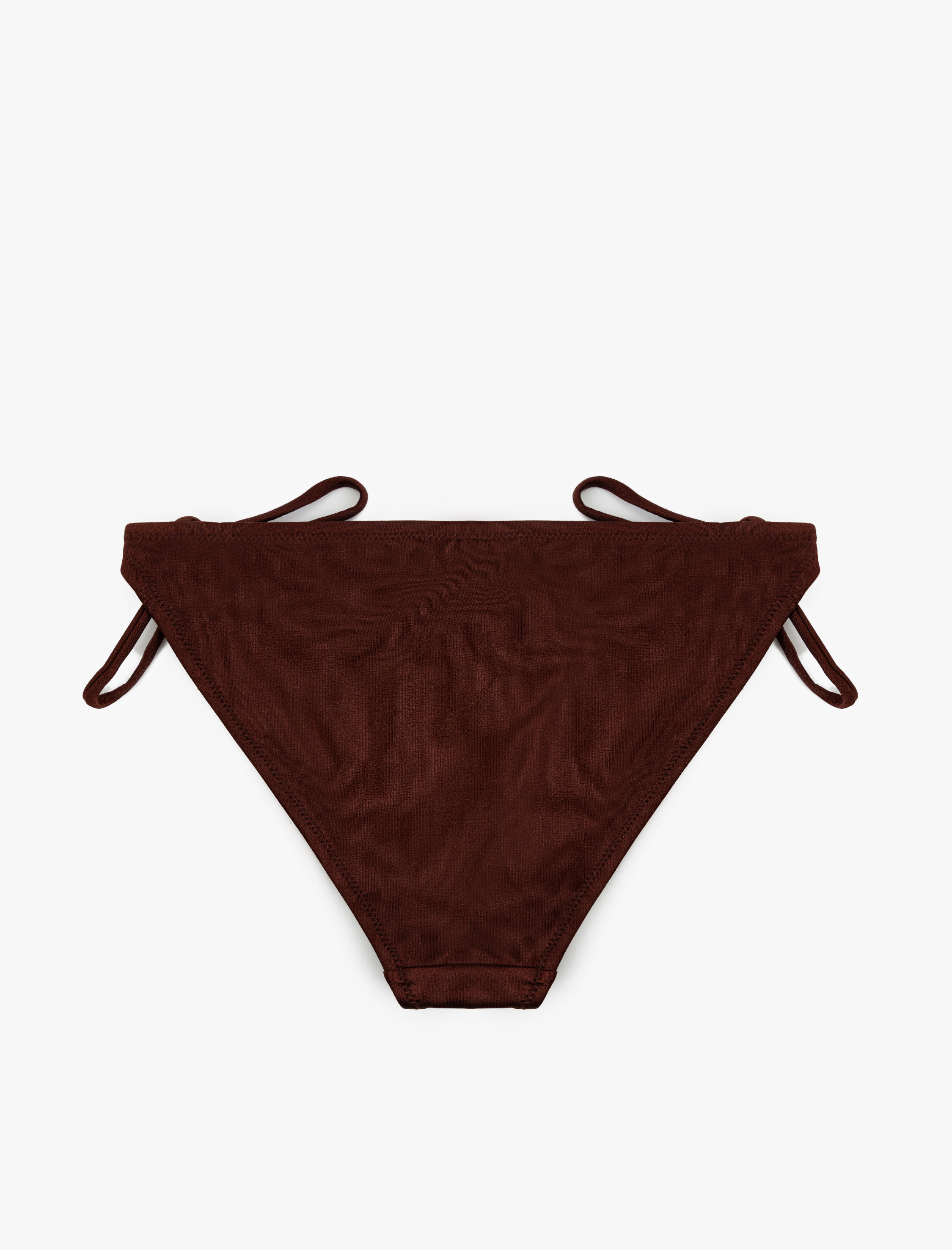   Parlak Yanları Bağlamalı İpli Bikini Altı