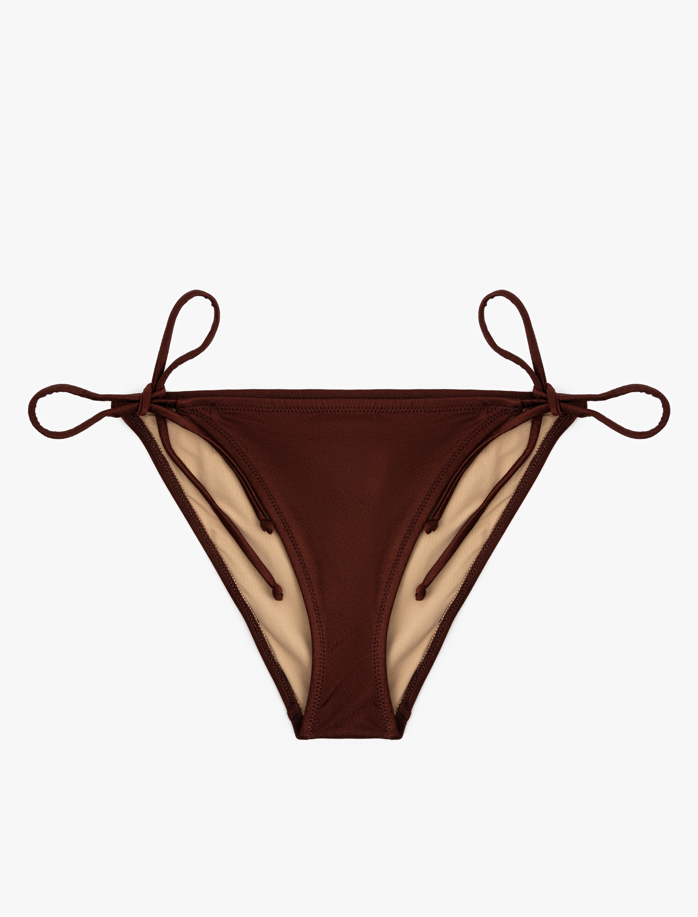Koton Kadın Astarlı Parlak Yanları Bağlamalı İpli Bikini Altı -1
