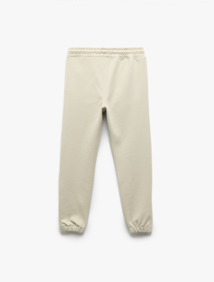 Erkek Çocuk Beli Lastikli Cep Detaylı Basic Pantolon Görünümlü Jogger Eşofman Altı