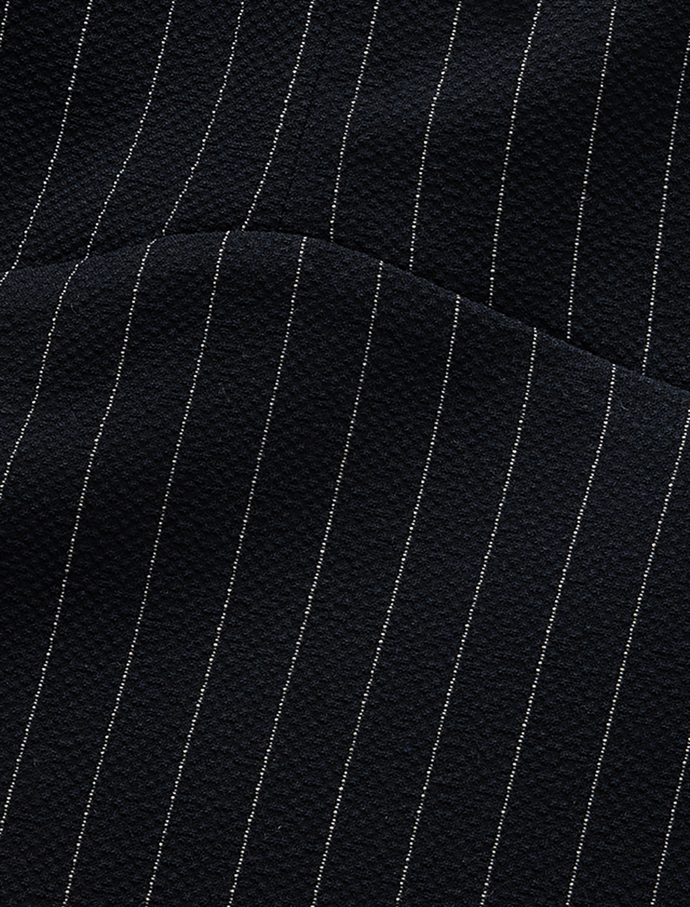 Dantel Detaylı Çizgili Kısa Kollu Slim Fit Bluz