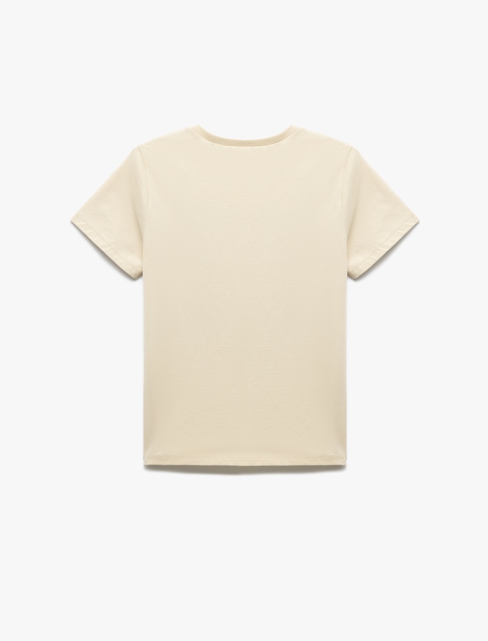 Erkek Çocuk Baskılı Bisiklet Yaka Kısa Kollu Pamuklu Tişört