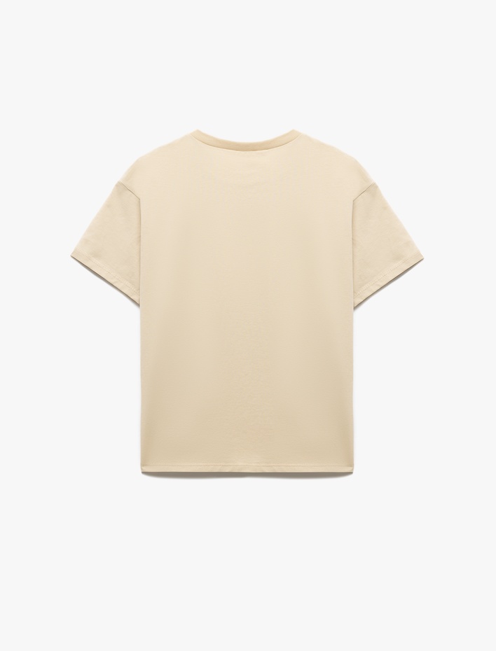 Erkek Çocuk Pamuklu Baskılı Kısa Kollu Bisiklet Yaka Tişört