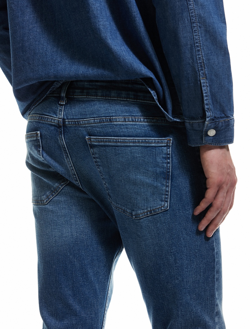   Pamuklu Normal Bel Slim Fit Jean Pantolon - Brad Jeans