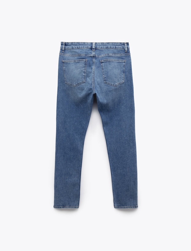 Pamuklu Normal Bel Slim Fit Jean Pantolon - Brad Jeans_4