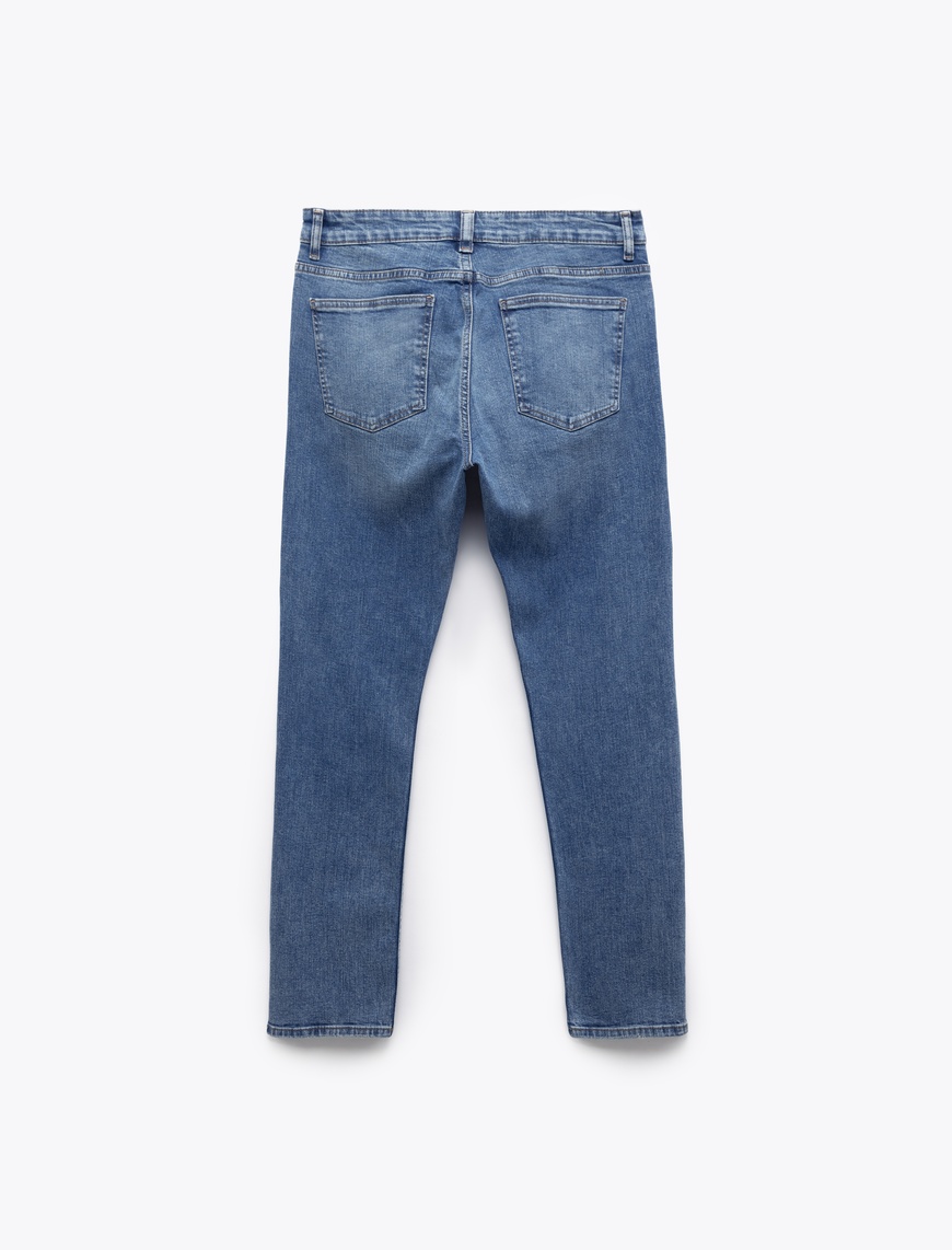   Pamuklu Normal Bel Slim Fit Jean Pantolon - Brad Jeans