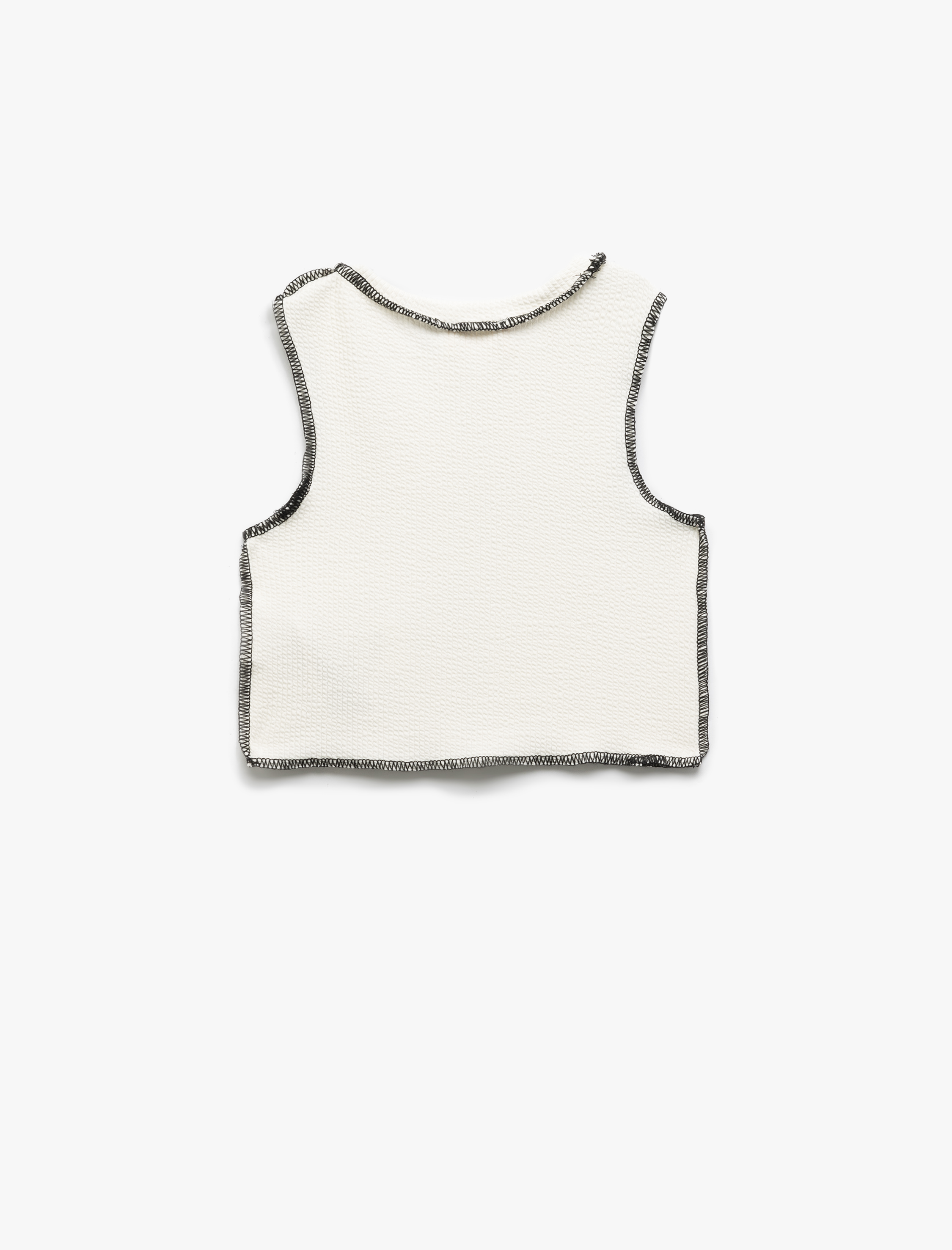  Kız Çocuk Dikiş Detaylı Viskon Karışımlı Bisiklet Yaka Atlet