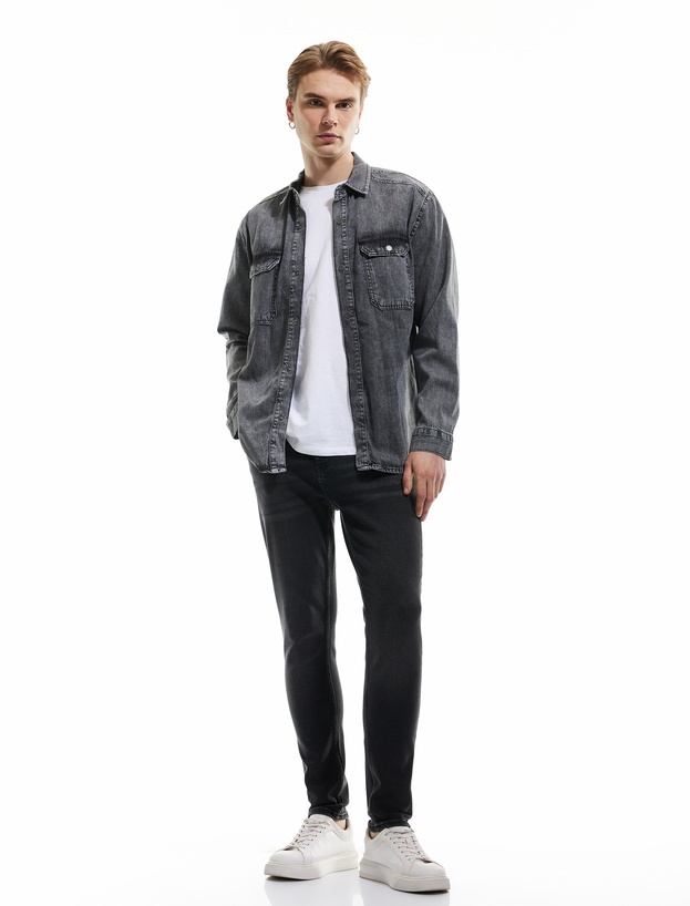 Pamuklu Normal Bel Skinny Fit Jean Pantolon - Michael Jean_1