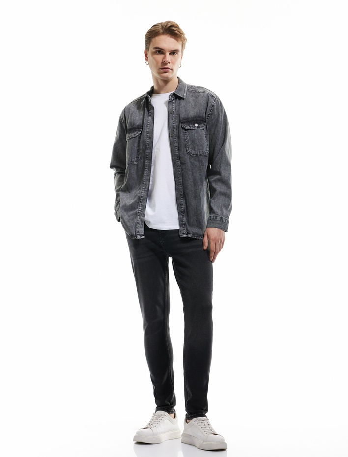  Pamuklu Normal Bel Skinny Fit Jean Pantolon - Michael Jean