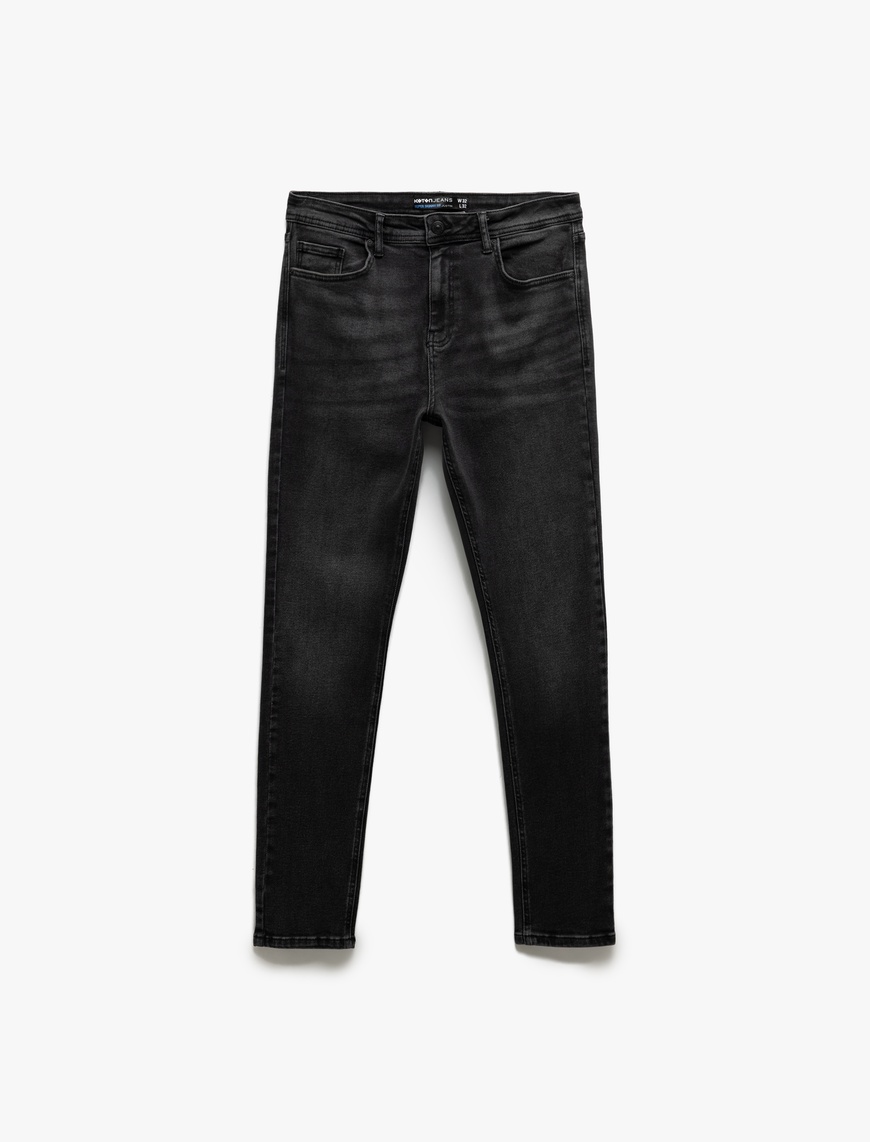   Normal Bel Super Skinny Jean Pantolon - Justin Jean