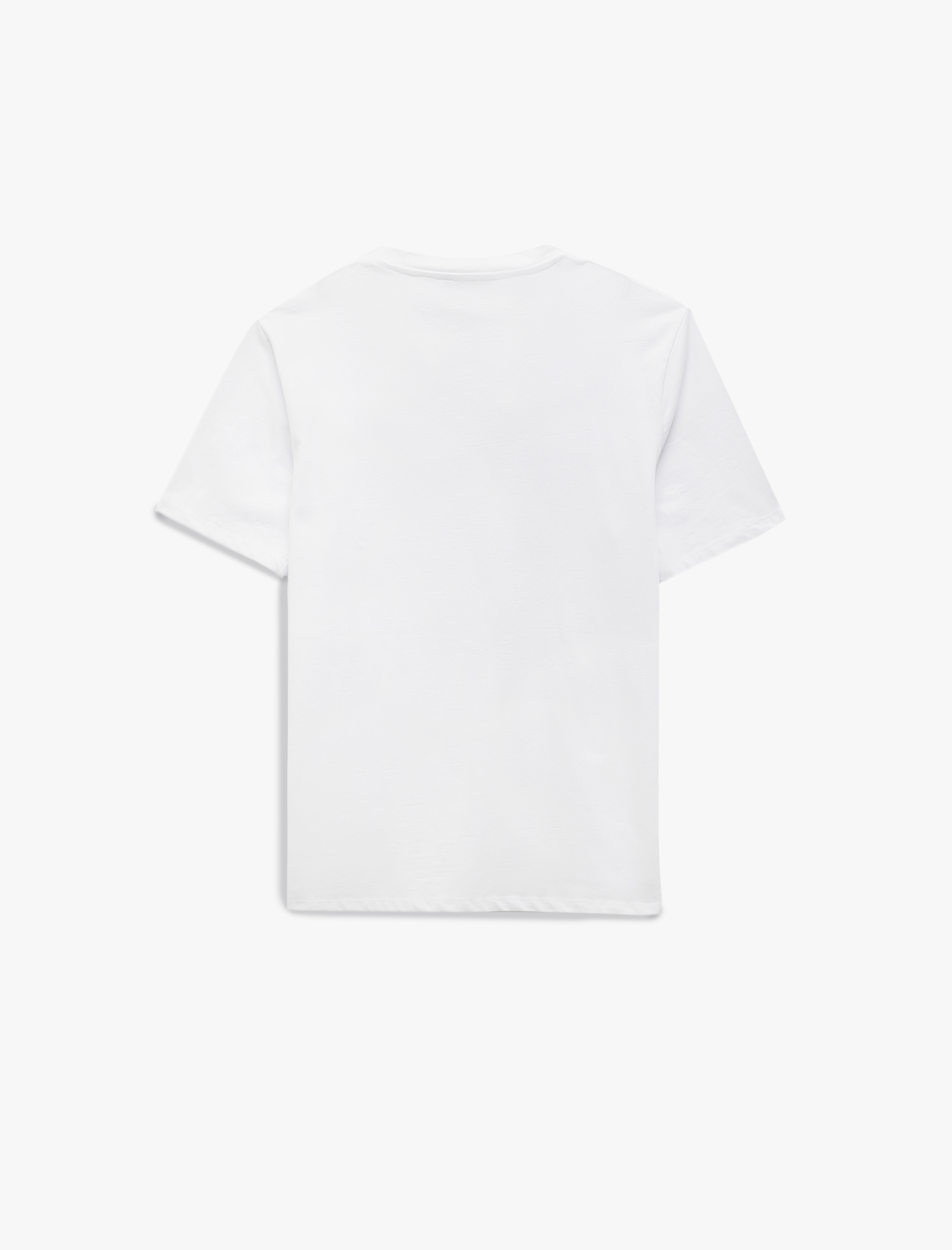 V Yaka Pamuklu Slim Fit Basic 3'lü Erkek Tişört Seti