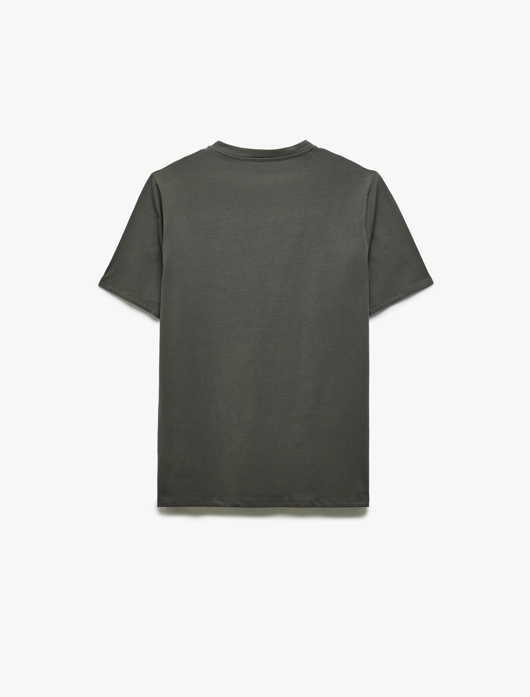 V Yaka Pamuklu Slim Fit Basic 3'lü Erkek Tişört Seti