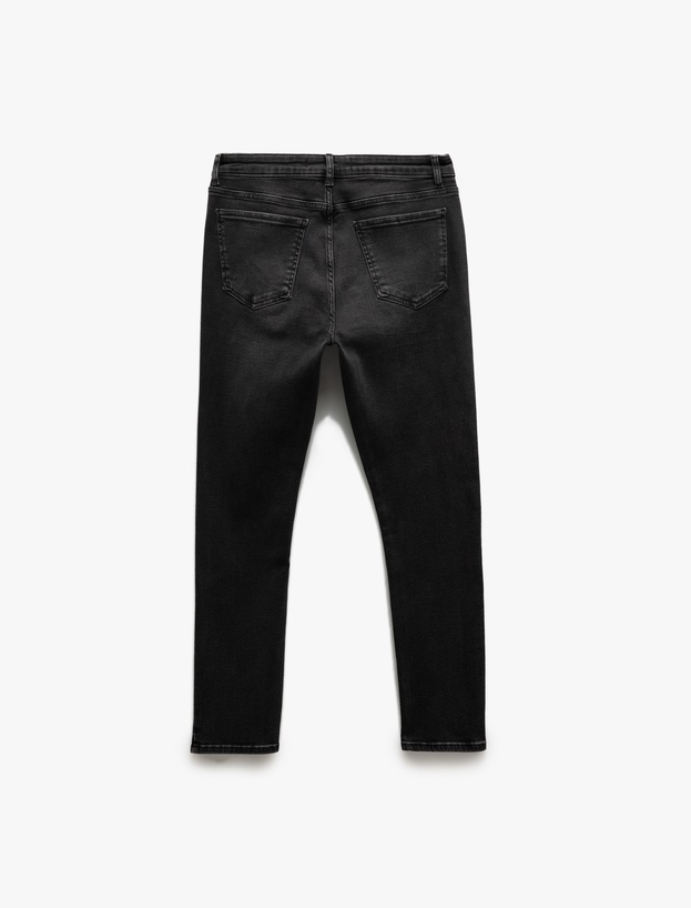 Pamuklu Normal Bel Skinny Fit Jean Pantolon - Michael Jean_4