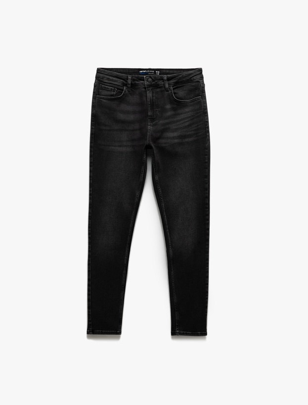 Pamuklu Normal Bel Skinny Fit Jean Pantolon - Michael Jean_3