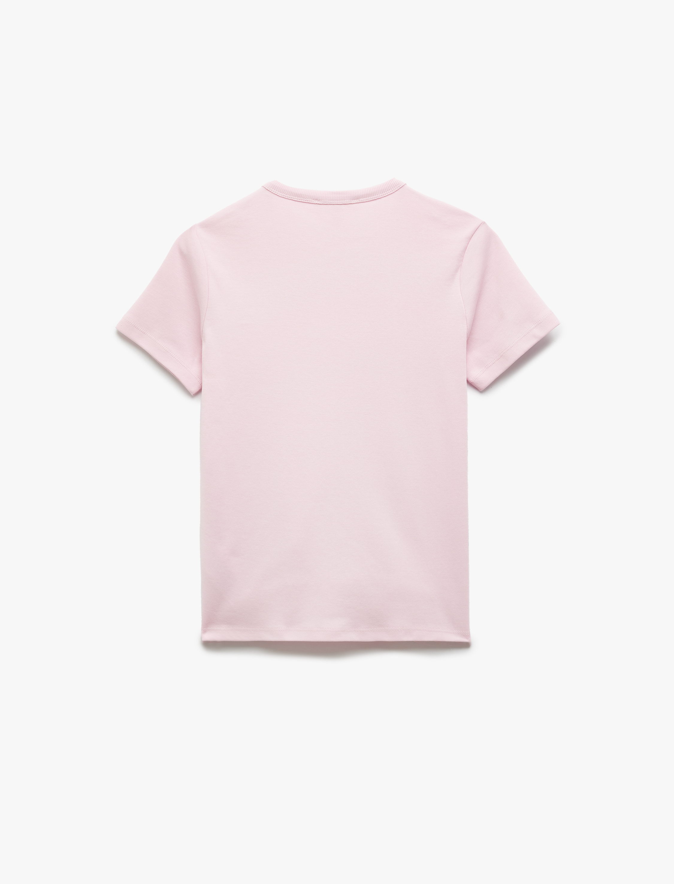   Pamuklu Slim Fit Kısa Kollu Bisiklet Yaka Basic Tişört