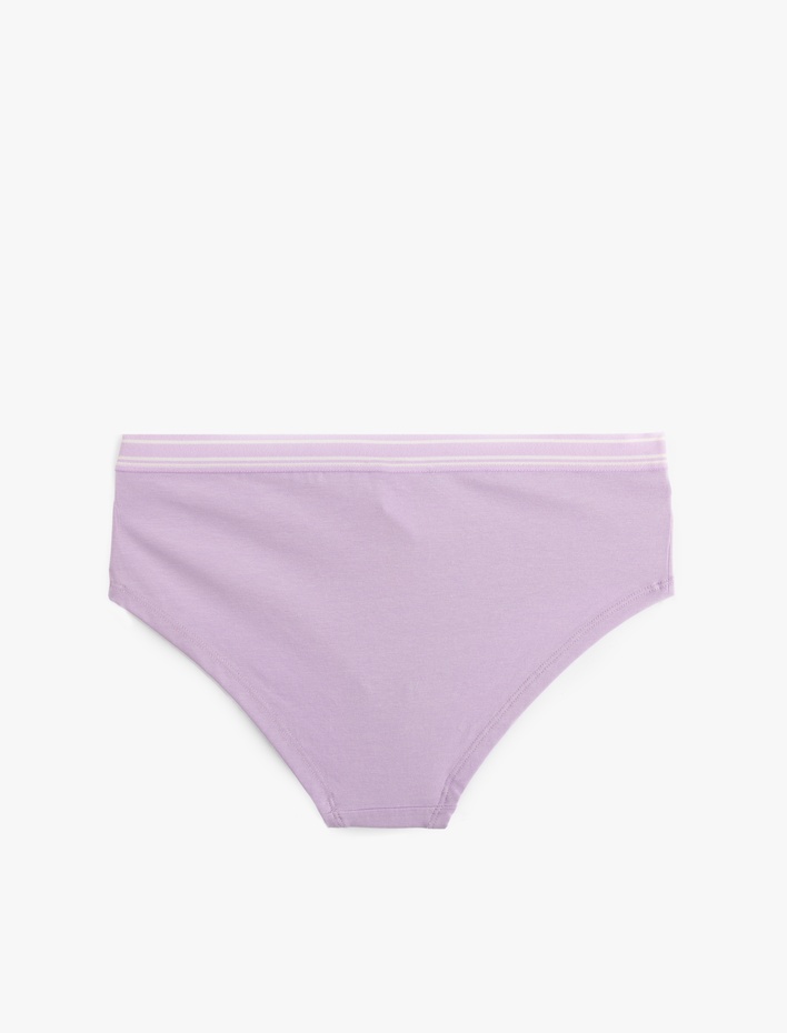  Rahat Kalıp Pamuklu Kiraz Baskılı Hipster Kadın Külot