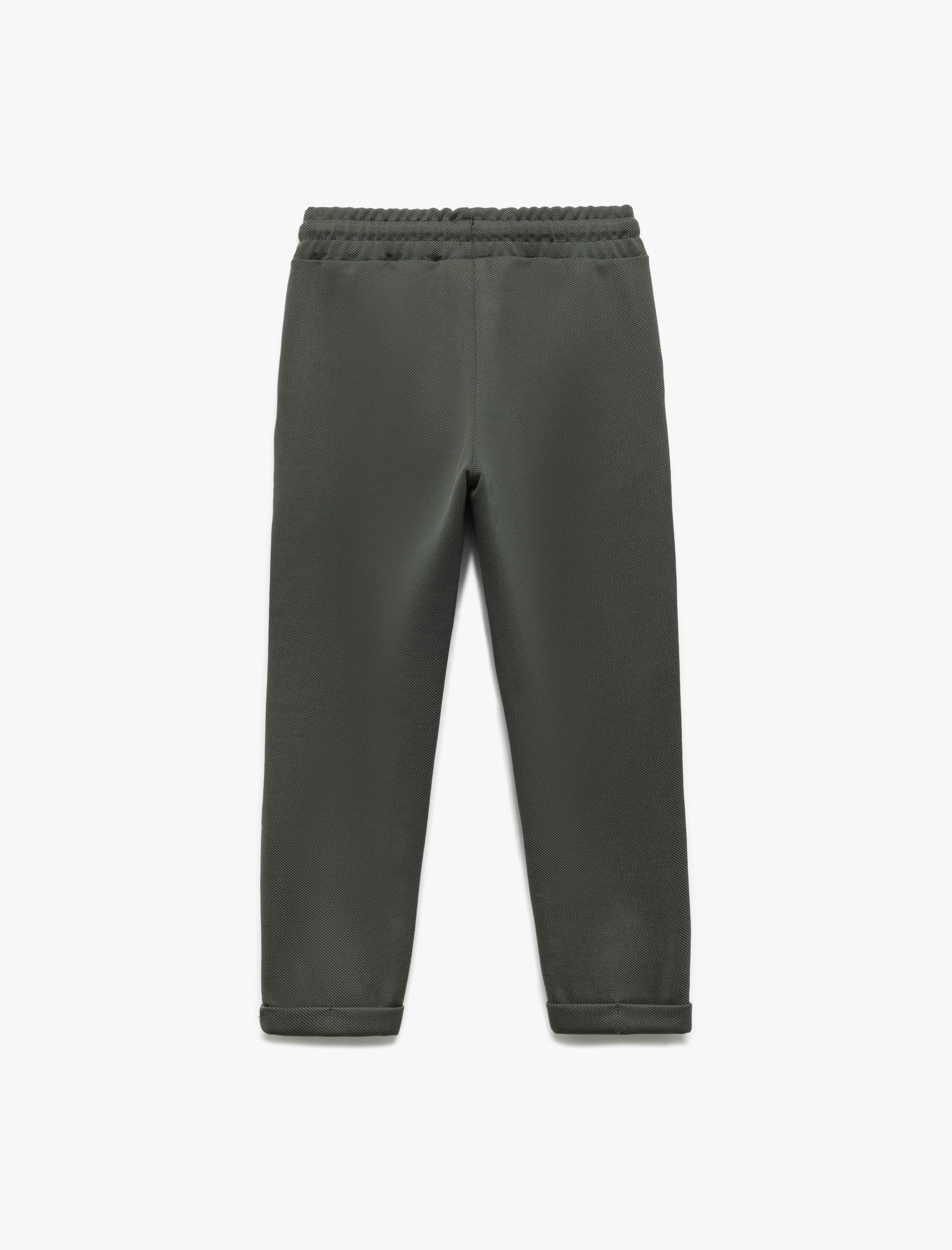 Erkek Çocuk Beli Bağcıklı Cep Detaylı Basic Pantolon Görünümlü Eşofman Altı