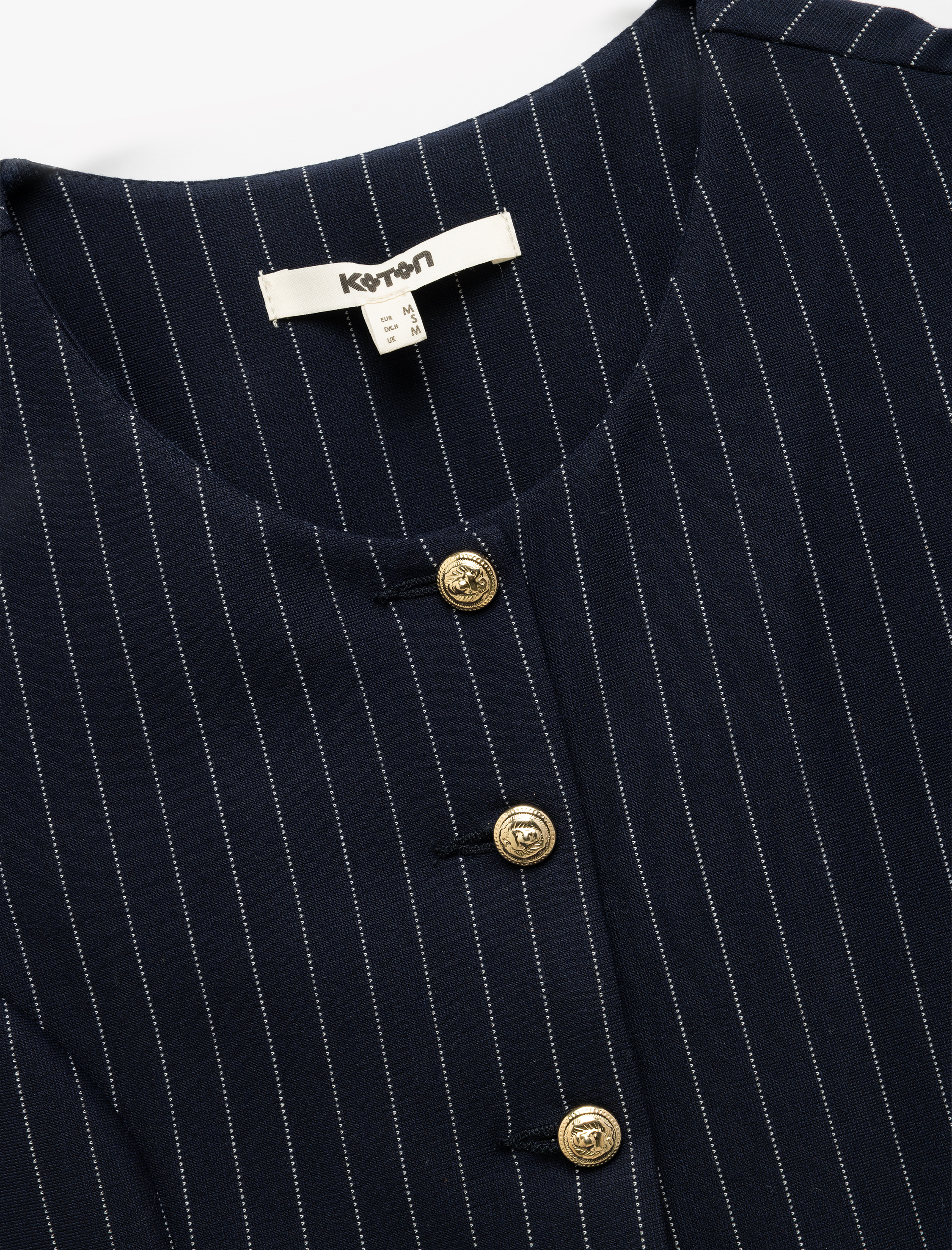   Slim Fit Kolsuz Düğmeli Bisiklet Yaka Yelek