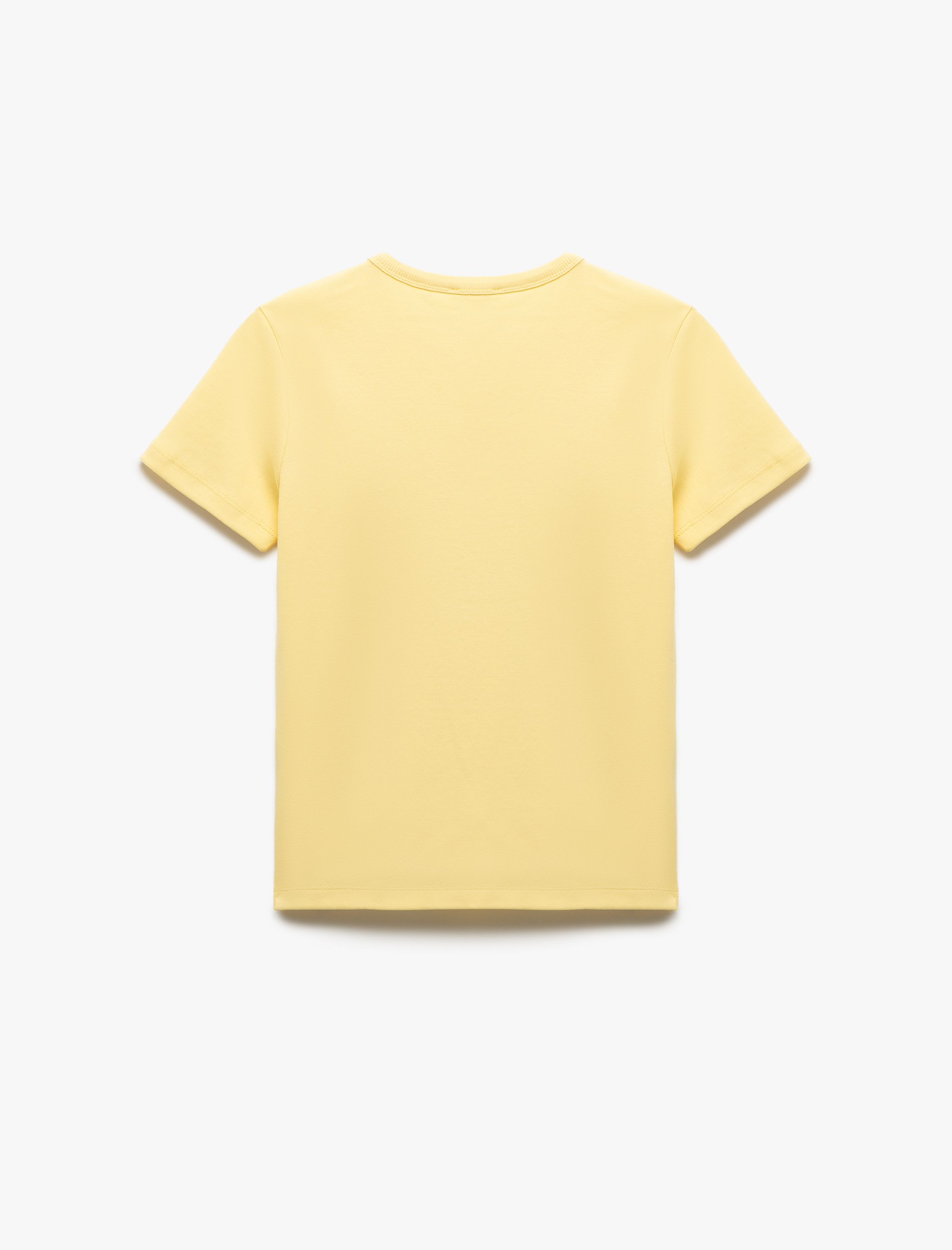   Pamuklu Slim Fit Kısa Kollu Bisiklet Yaka Basic Tişört