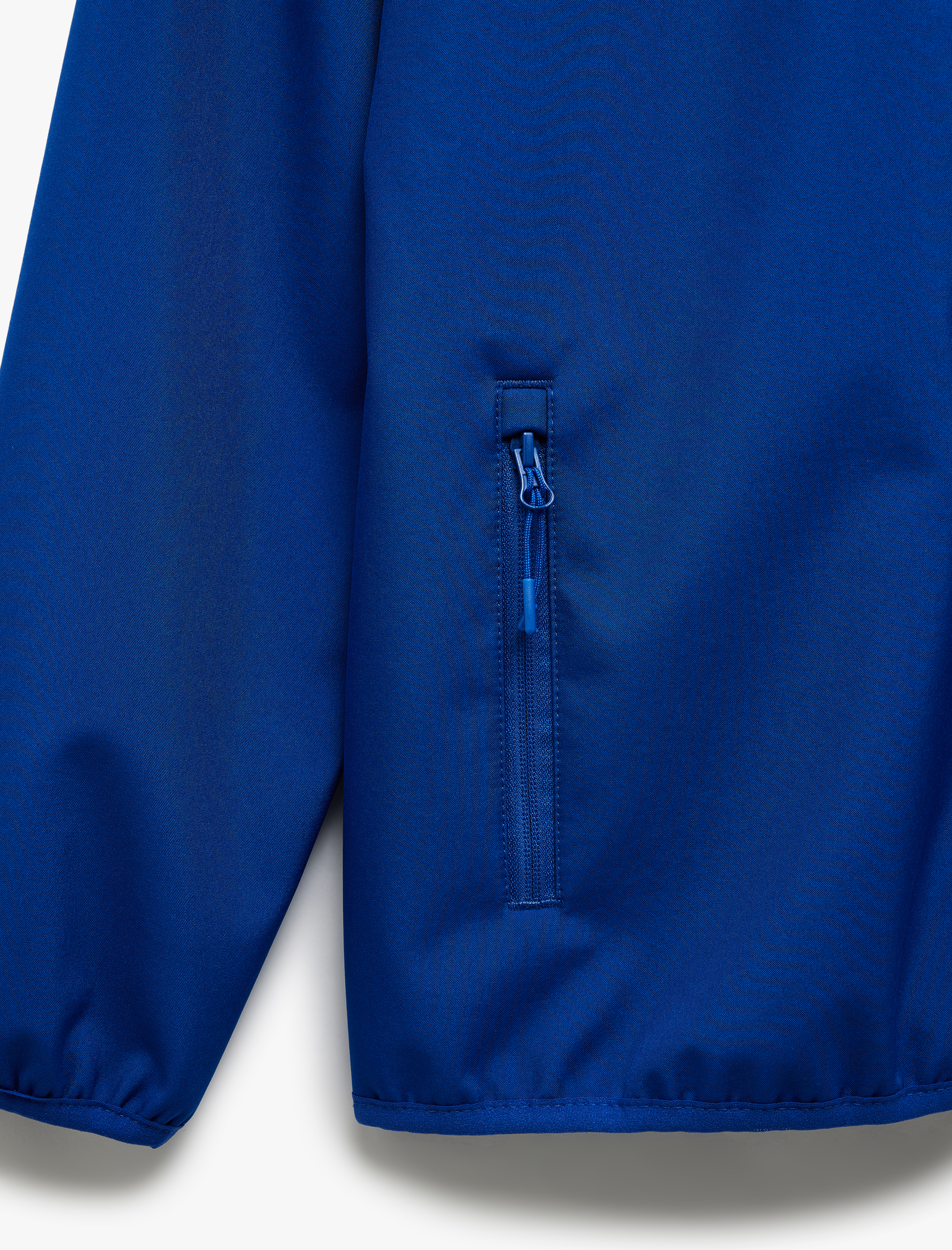   Fermuarlı Cepli Uzun Kollu Slim Fit Kapşonlu Mevsimlik Ceket