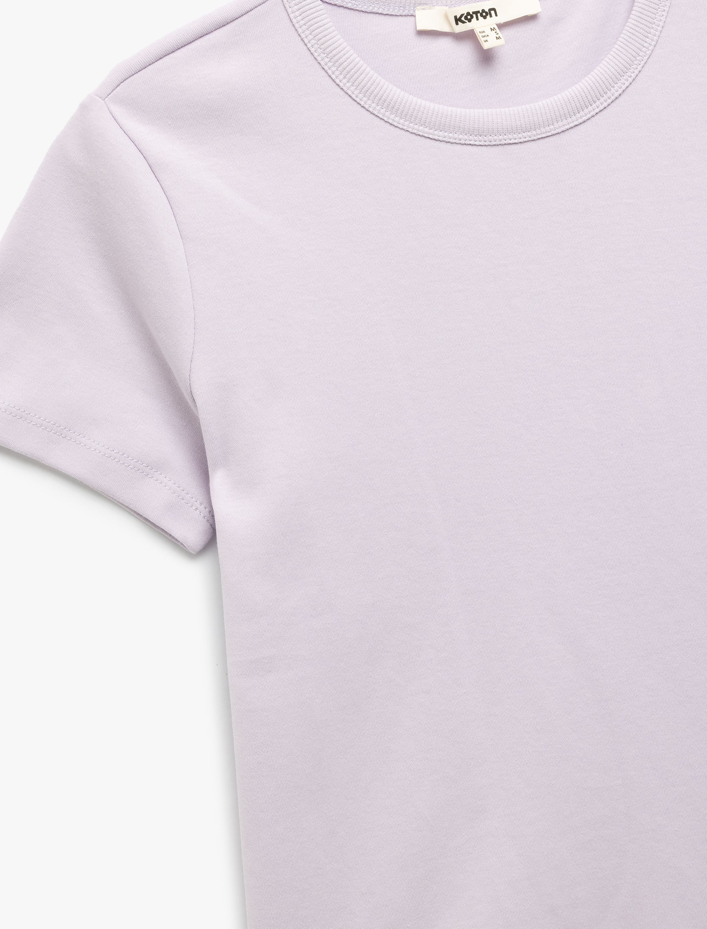   Pamuklu Slim Fit Kısa Kollu Bisiklet Yaka Basic Tişört