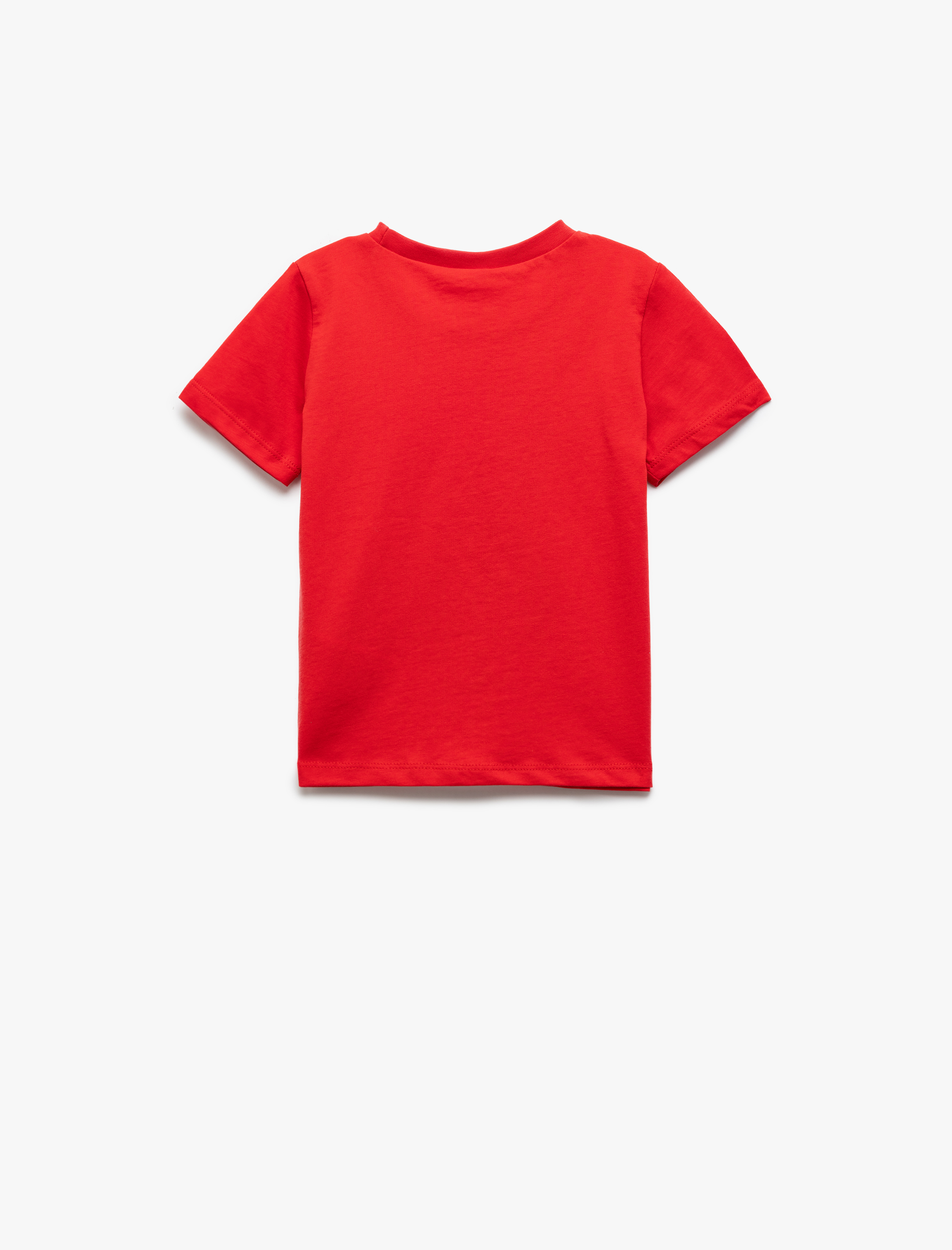  Erkek Bebek Atatürk Baskılı Bisiklet Yaka Kısa Kollu Pamuklu Tişört