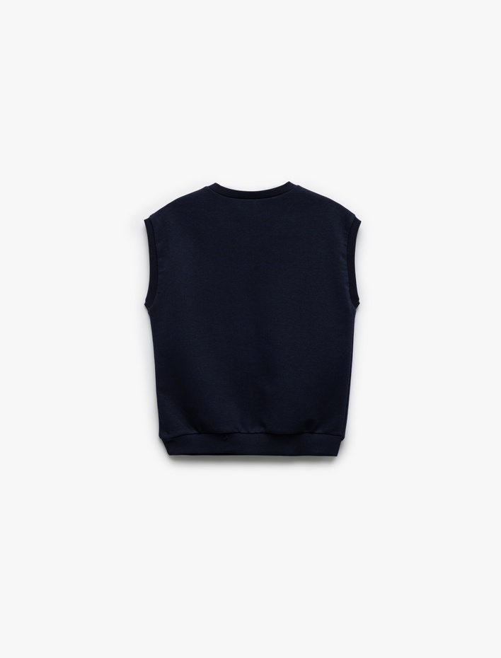 Erkek Çocuk V Yaka Basic Okul Süveteri