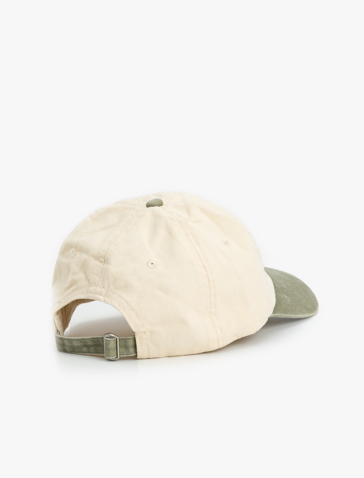 Erkek İşlemeli Yıkamalı Kep Şapka