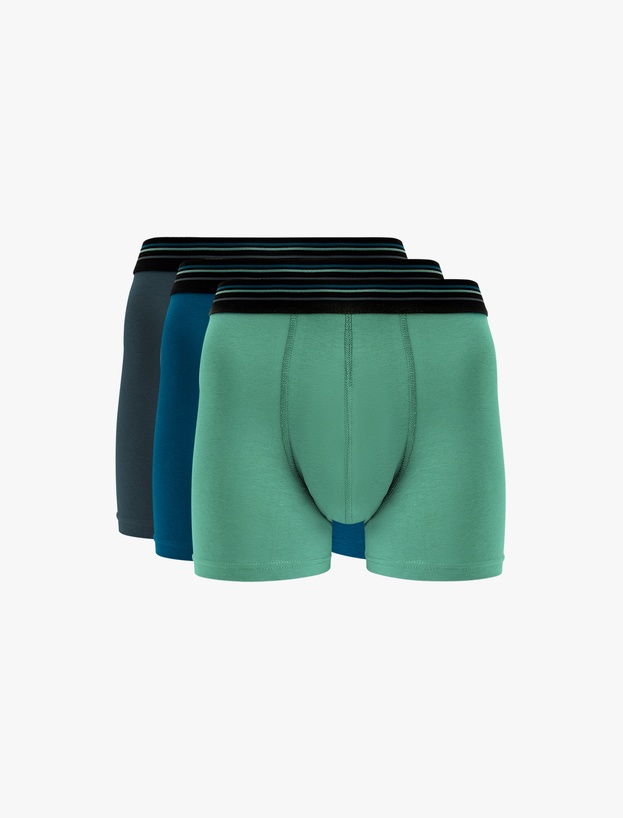 Pamuklu Oversize Erkek 3'lü Boxer Seti_0
