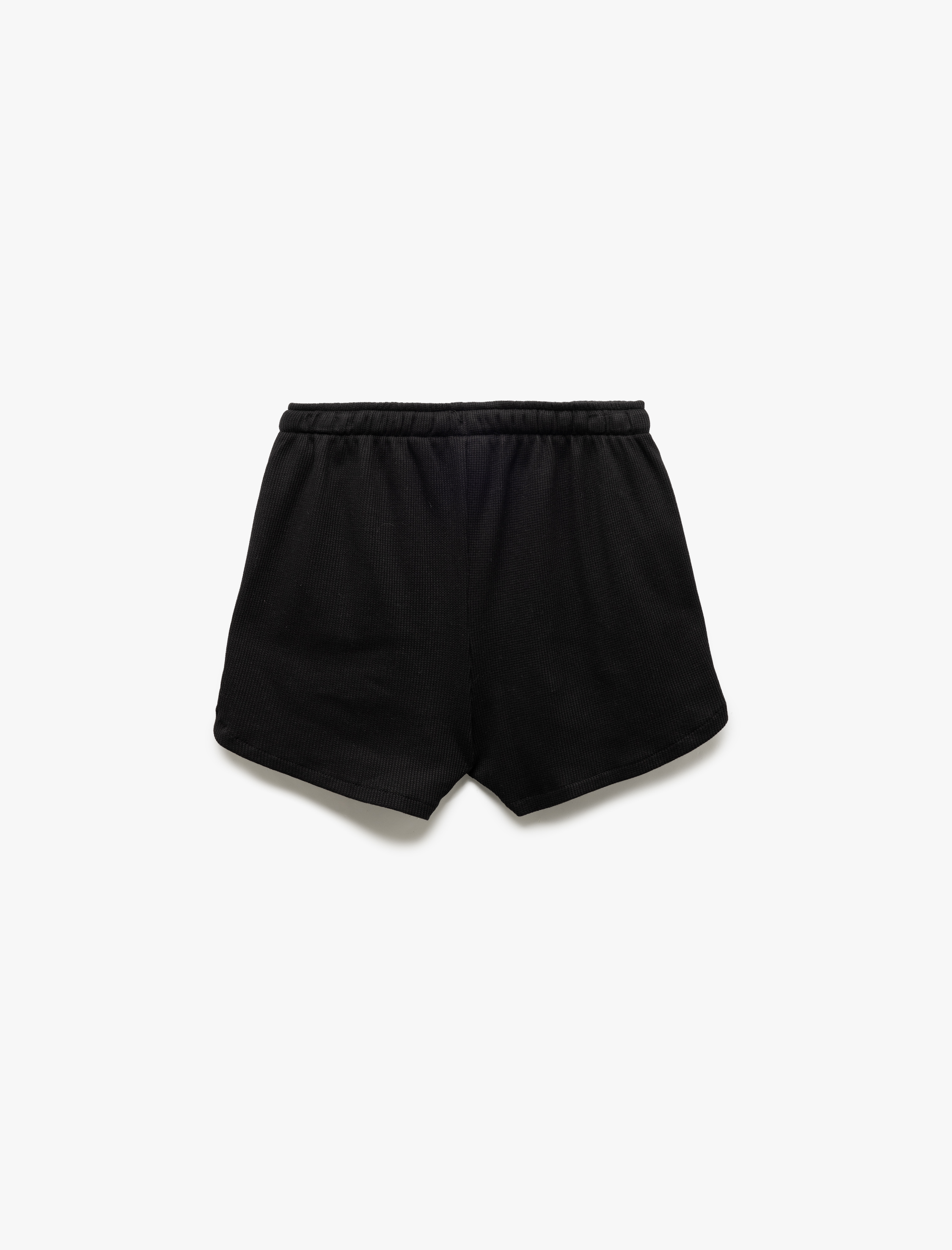 Pamuklu Cep Detaylı Slim Fit Beli Bağcıklı Mini Şort