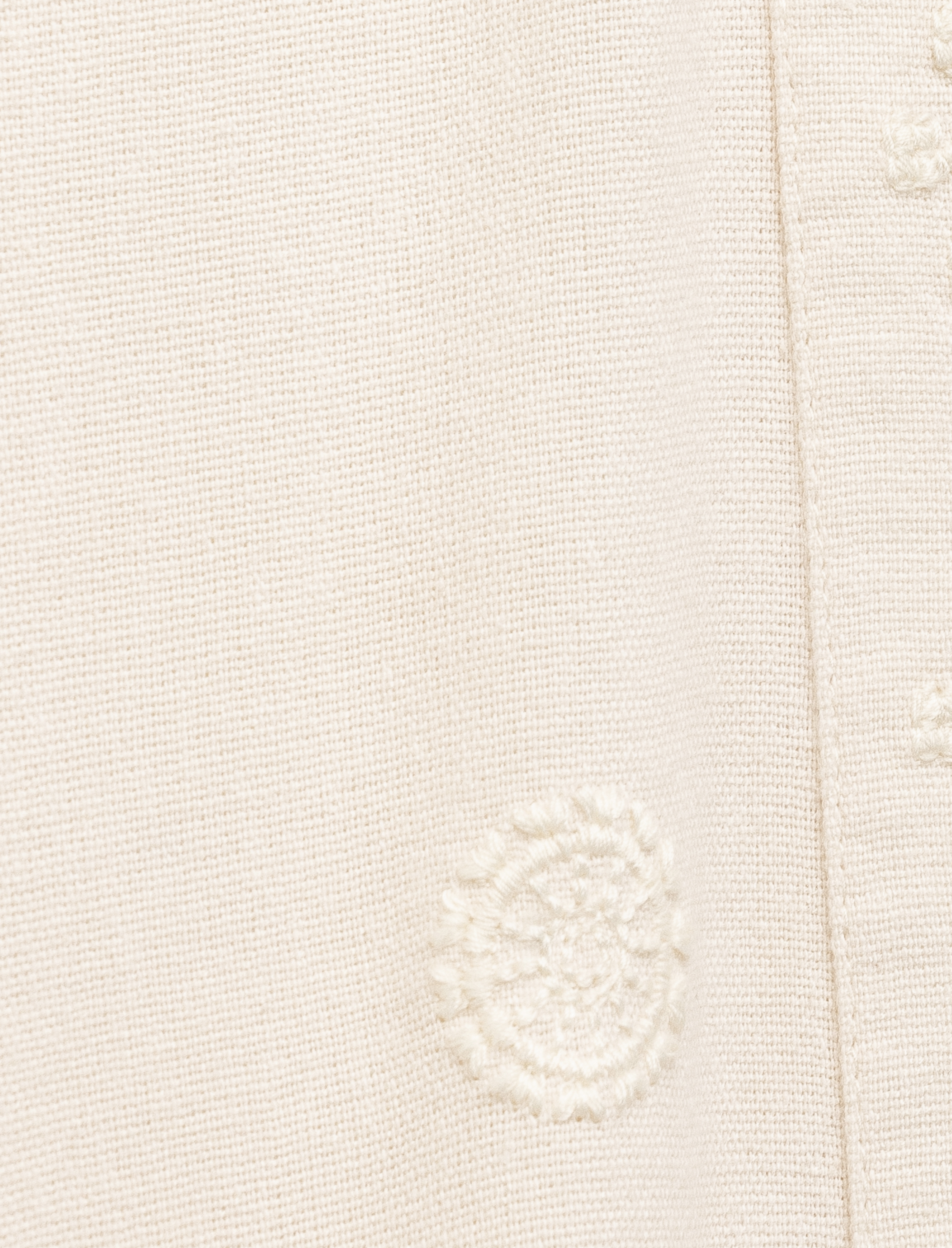   Pamuk-Viskon Karışımlı Nakış Detaylı Brodeli 3/4 Geniş Kol Uzun Kimono