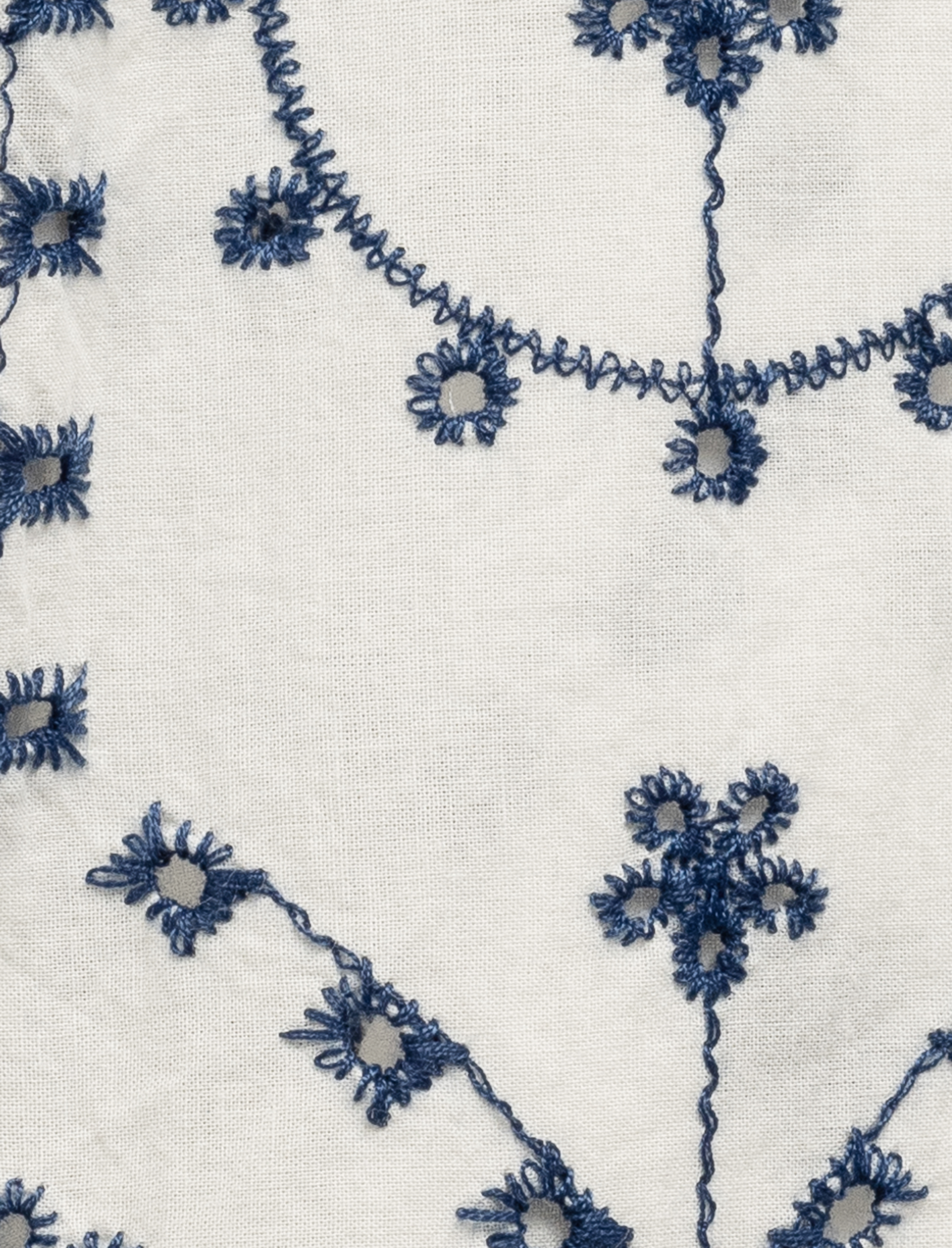   Pamuklu Fistolu Brodeli Kısa Kollu Crop Gömlek