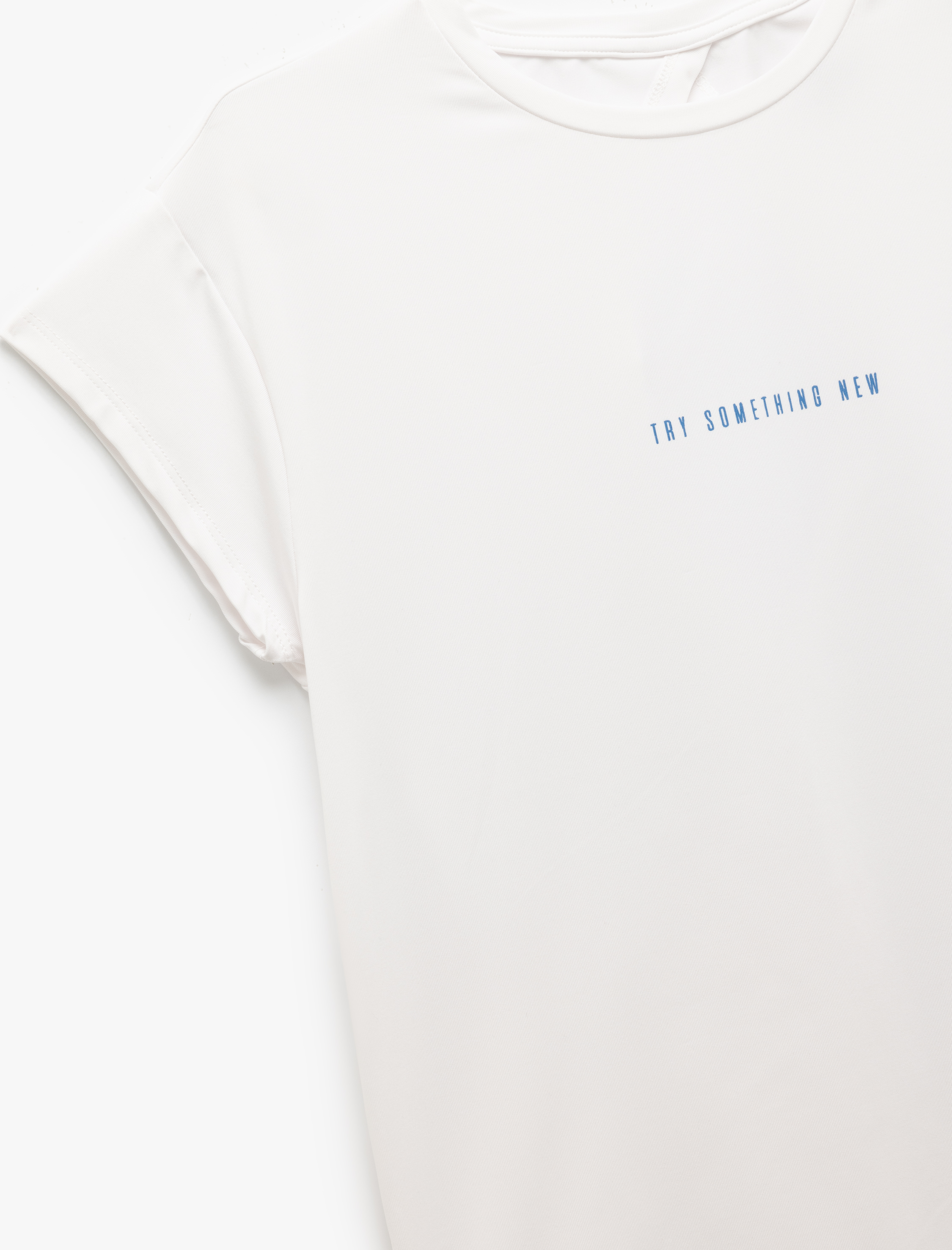   Sırt Detaylı Baskılı Bisiklet Yaka Spor Tişört