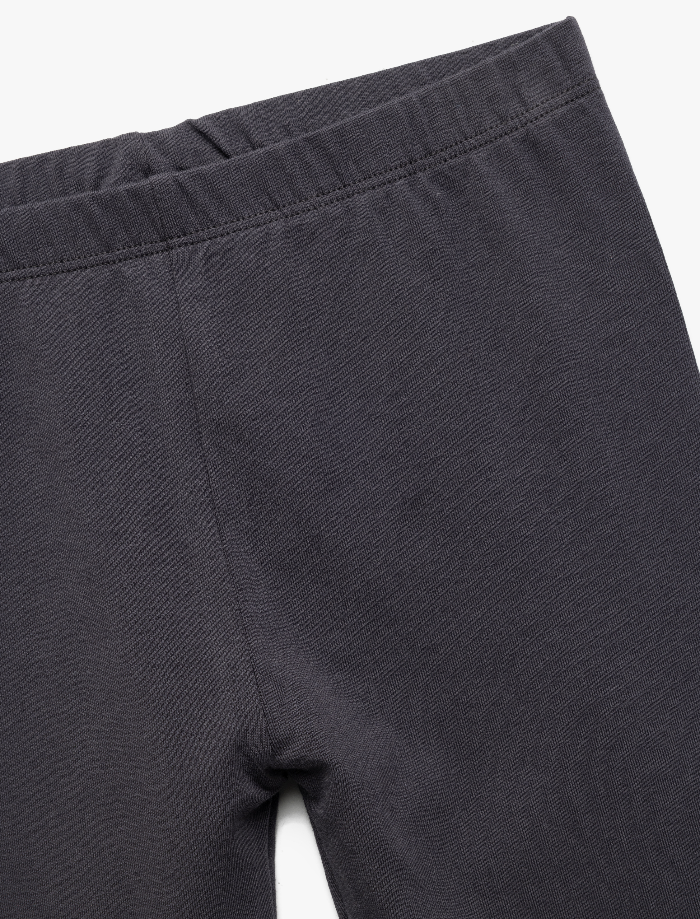 Kız Çocuk Pamuklu Beli Lastikli 2'li Basic Uzun Tayt Seti