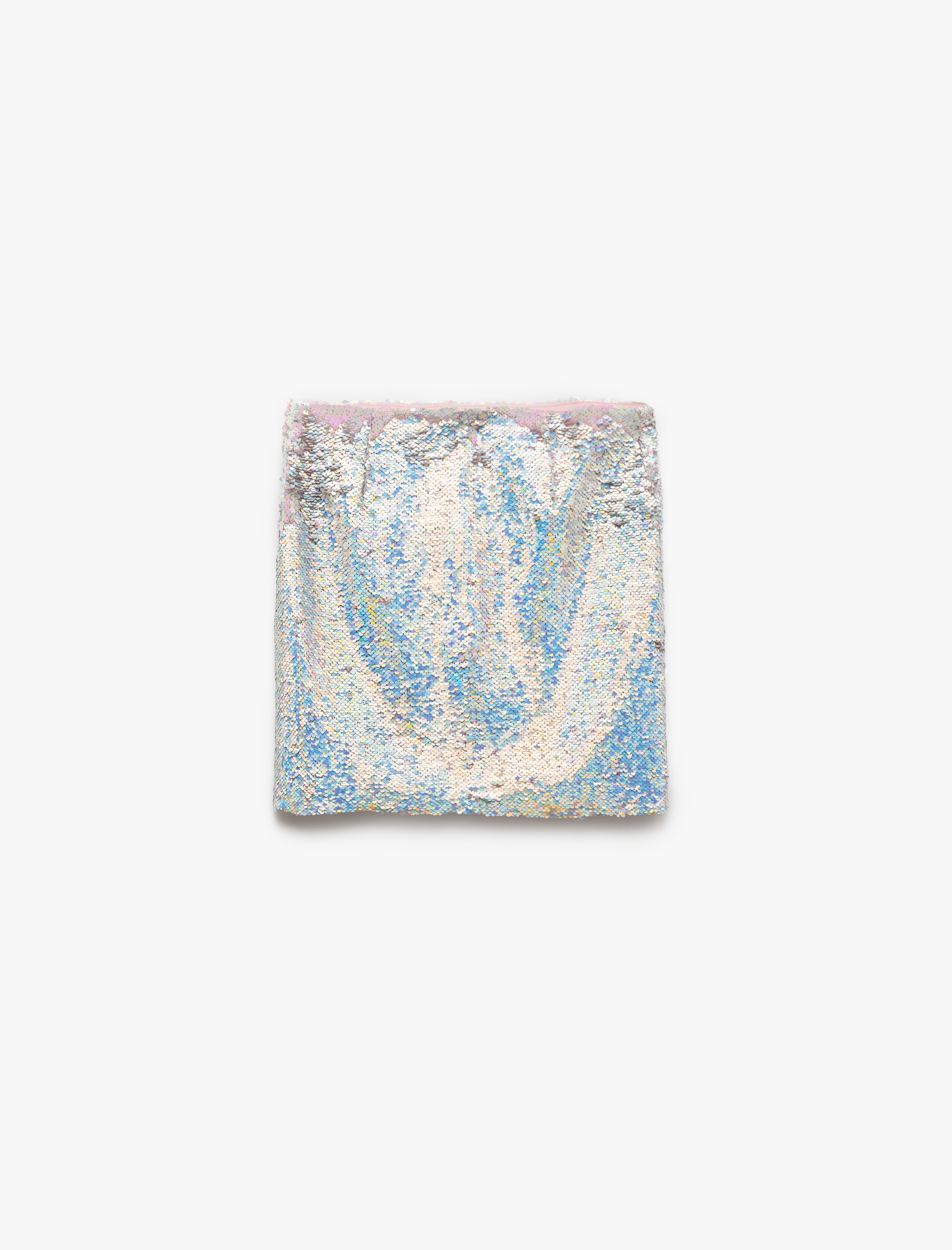   Pullu Payetli A Kesim Mini Etek