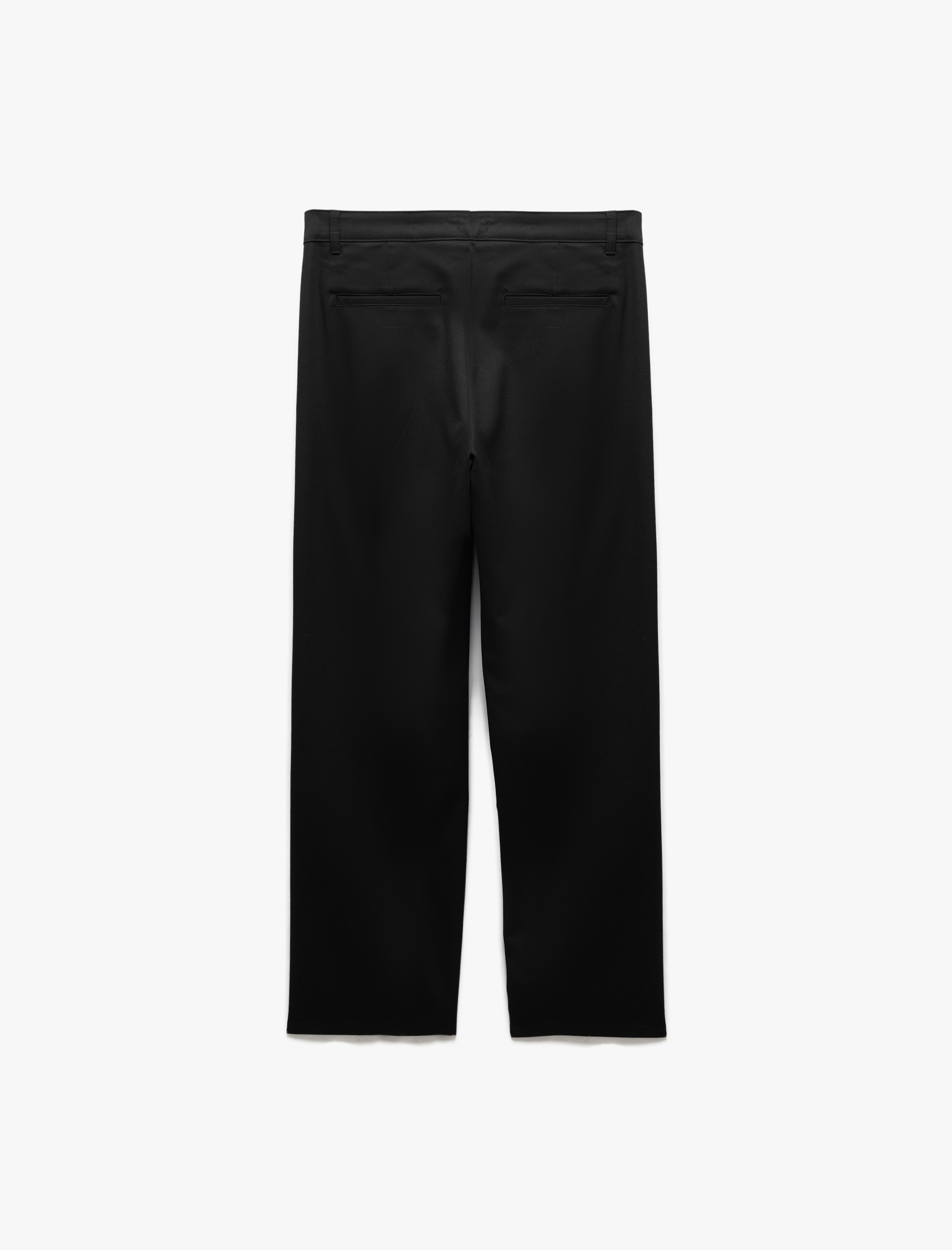   Chino Cepli Viskon Karışımlı Bol Kalıp Pileli Kumaş Pantolon