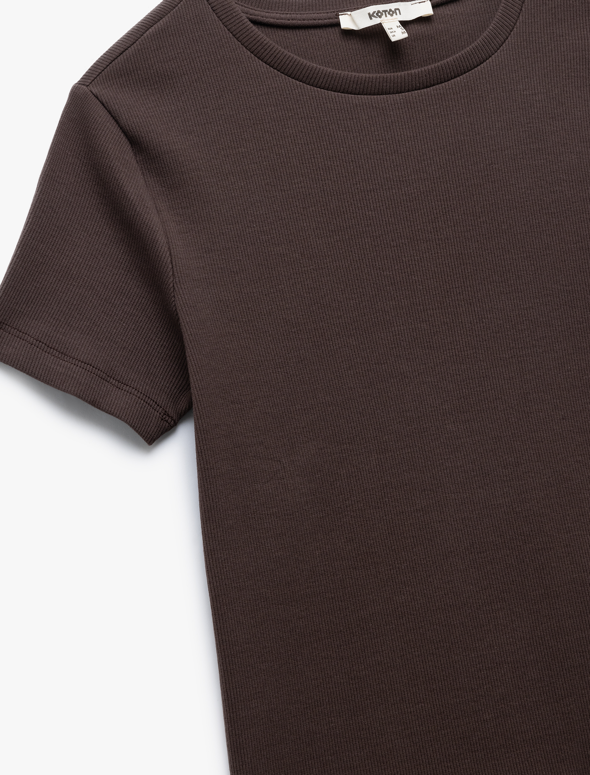   Slim Fit Pamuklu Kısa Kollu Bisiklet Yaka Basic Tişört