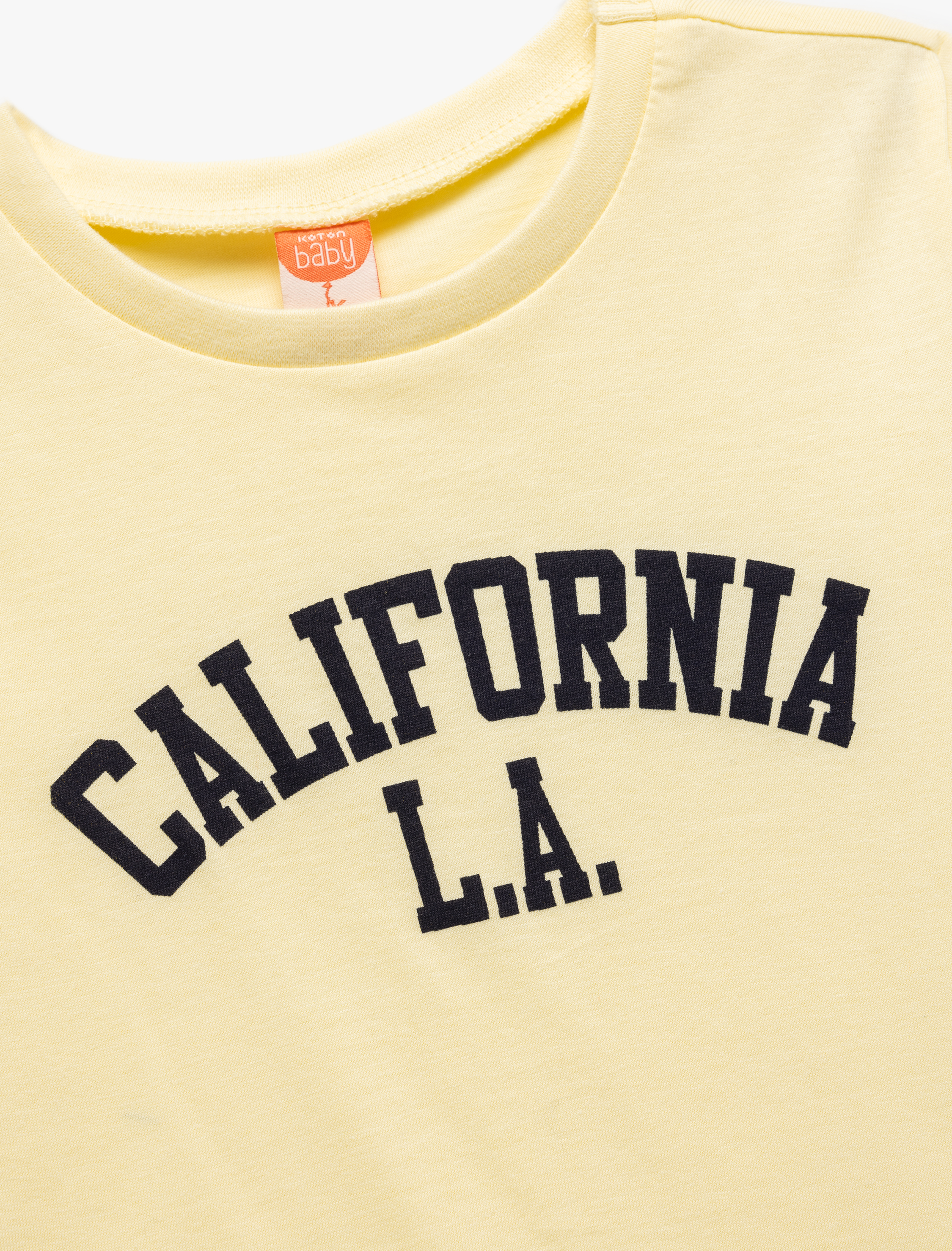  Erkek Bebek Baskılı Bisiklet Yaka Pamuklu Kısa Kollu Tişört