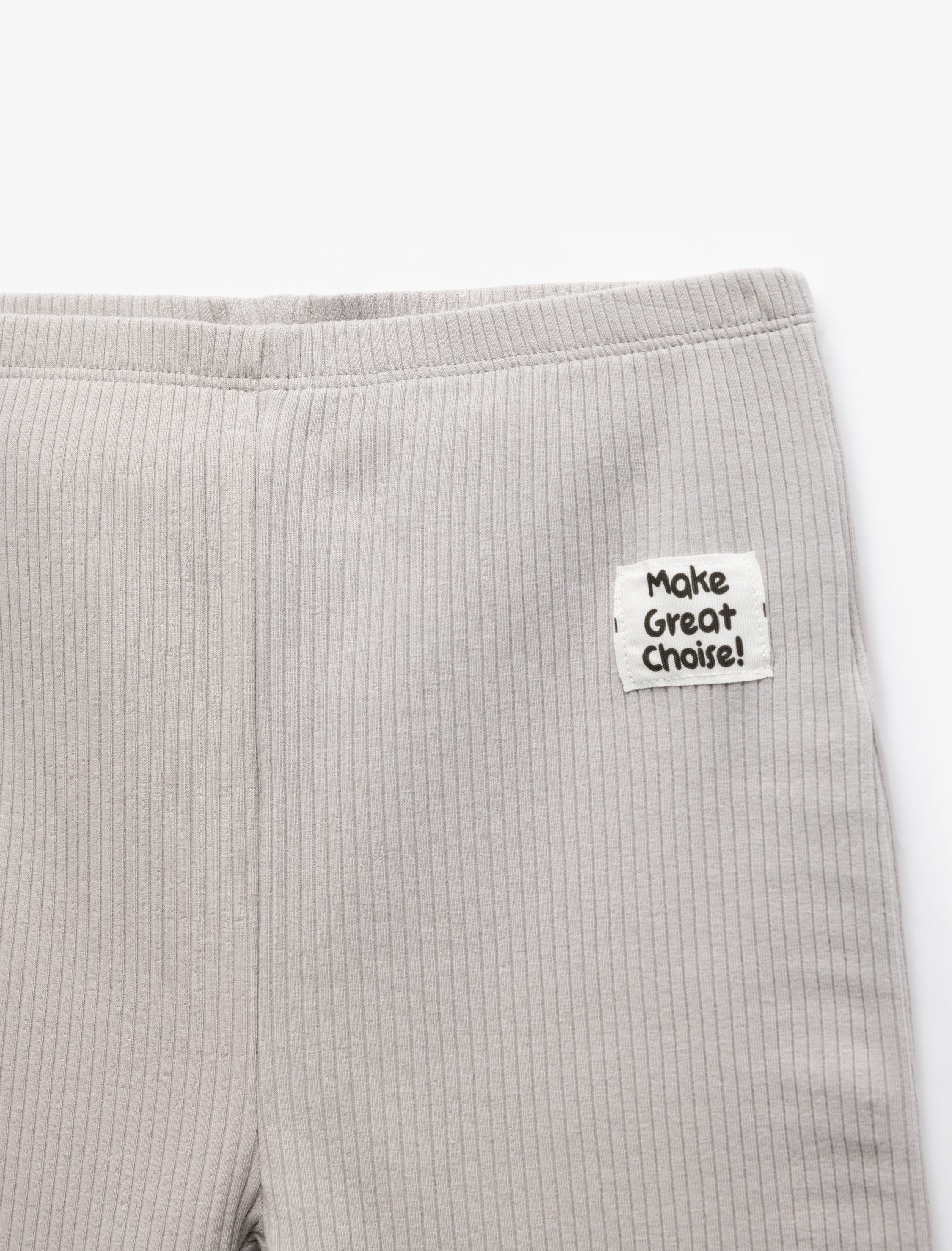  Kız Çocuk Pamuklu Beli Lastikli Aplike Detaylı Kaşkorse Kısa Tayt