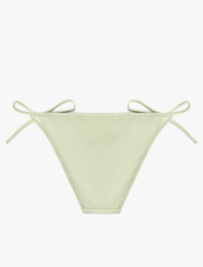  Parlak Yanları İpli Bikini Altı