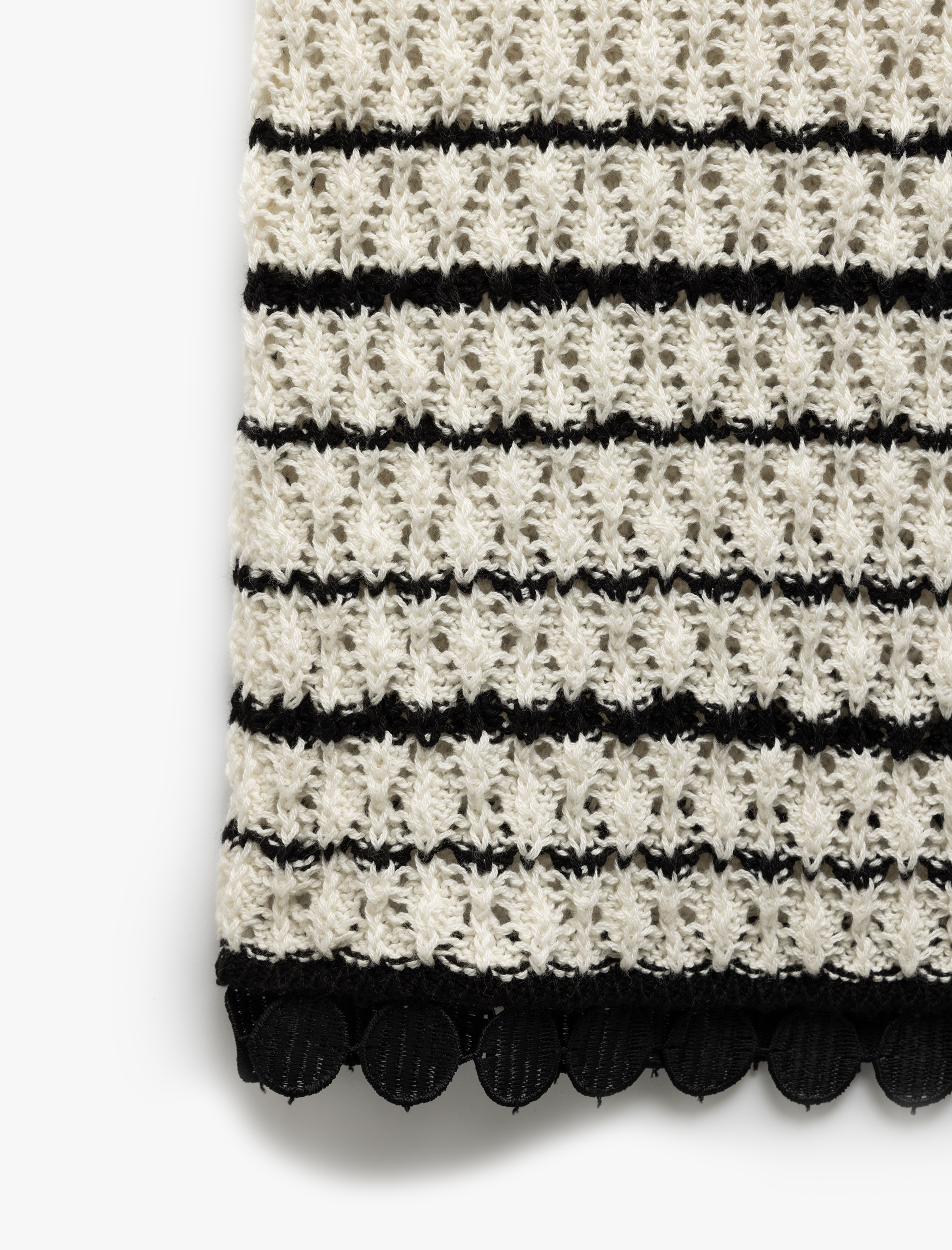  Kız Çocuk Beli Bağlamalı Ajurlu Triko Midi Etek