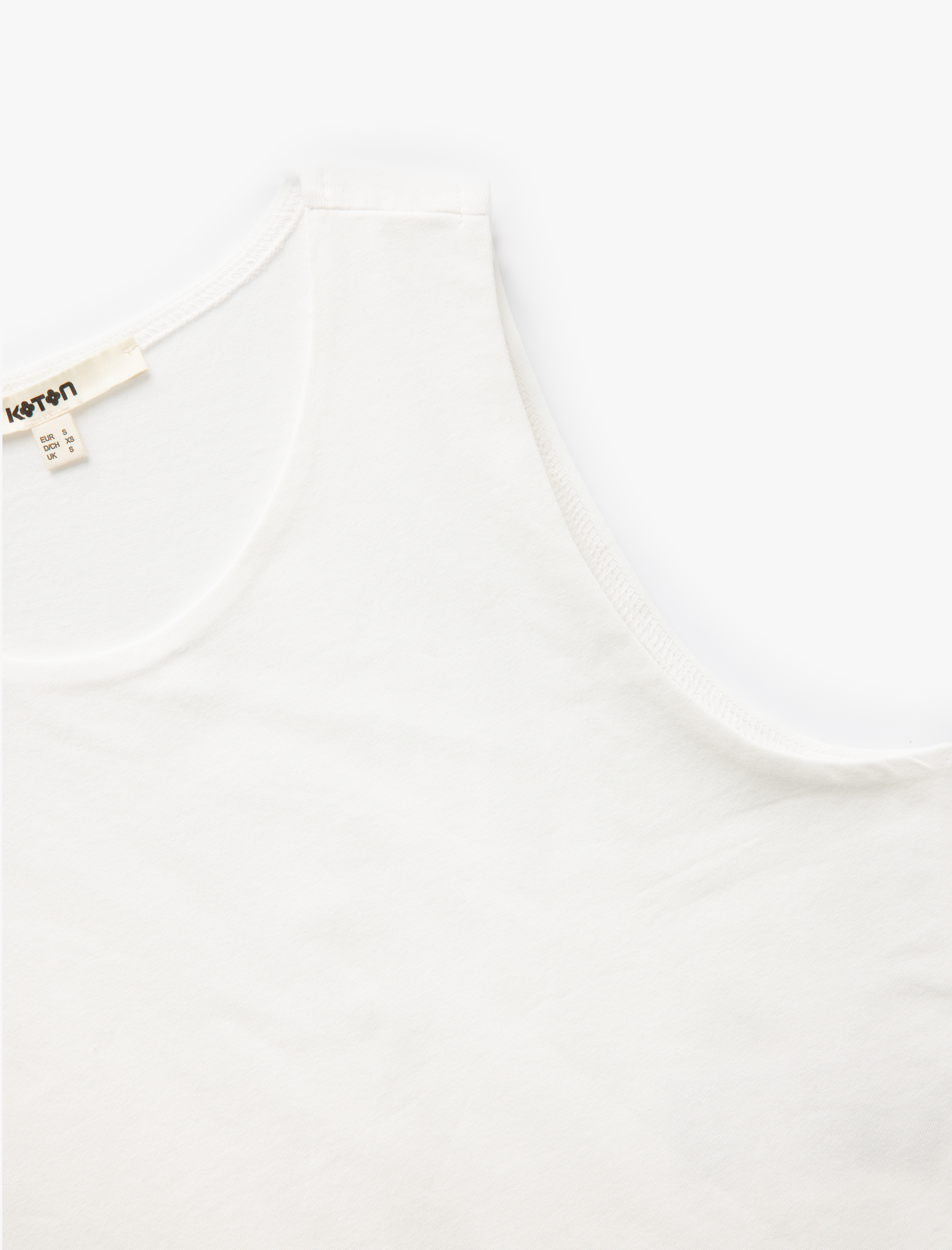   Pamuklu Kolsuz Bisiklet Yaka Atlet