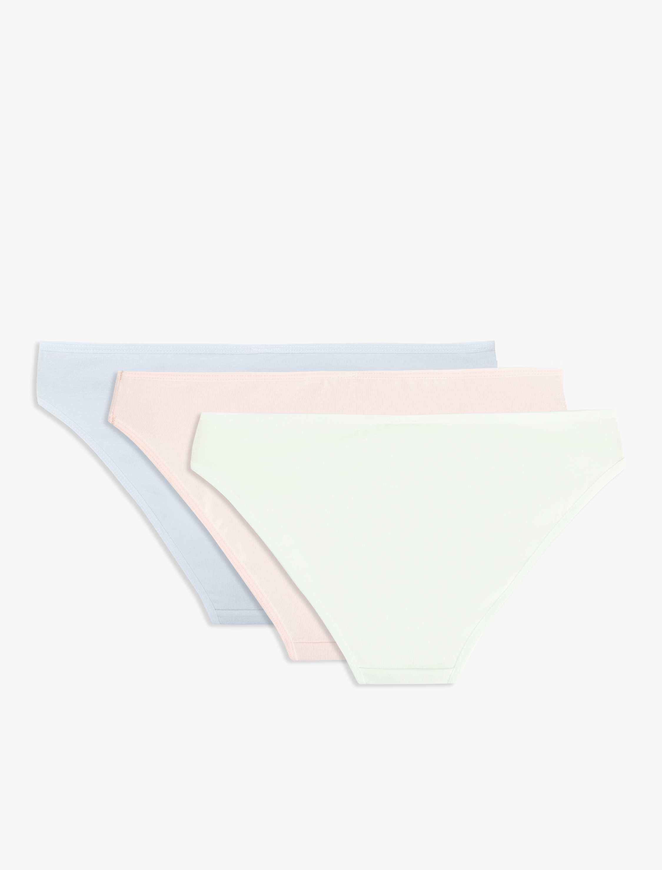   Pamuklu Çok Renkli 3'lü Külot Seti