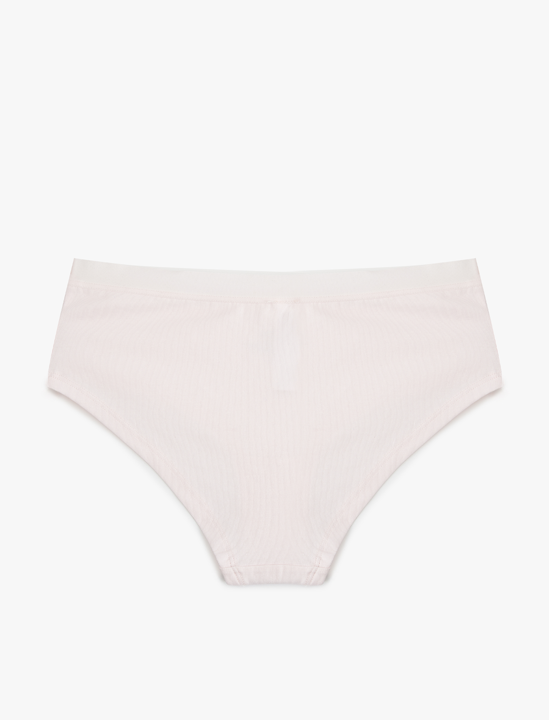   Baskı Detaylı Yüksek Bel Pamuklu Kadın Hipster Külot