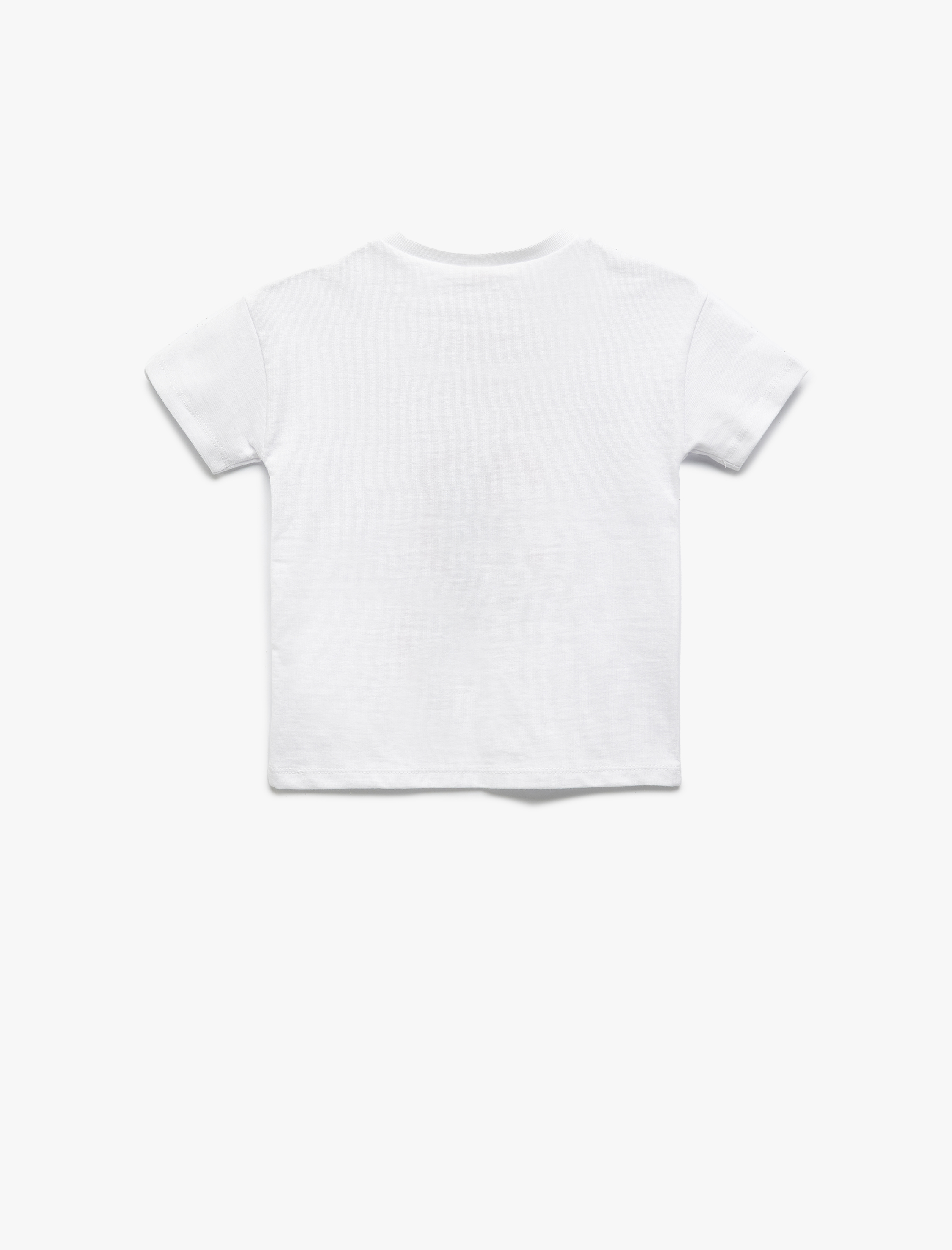  Erkek Bebek Bisiklet Yaka Kısa Kollu Pamuklu 23 Nisan ve Atatürk Baskılı Tişört