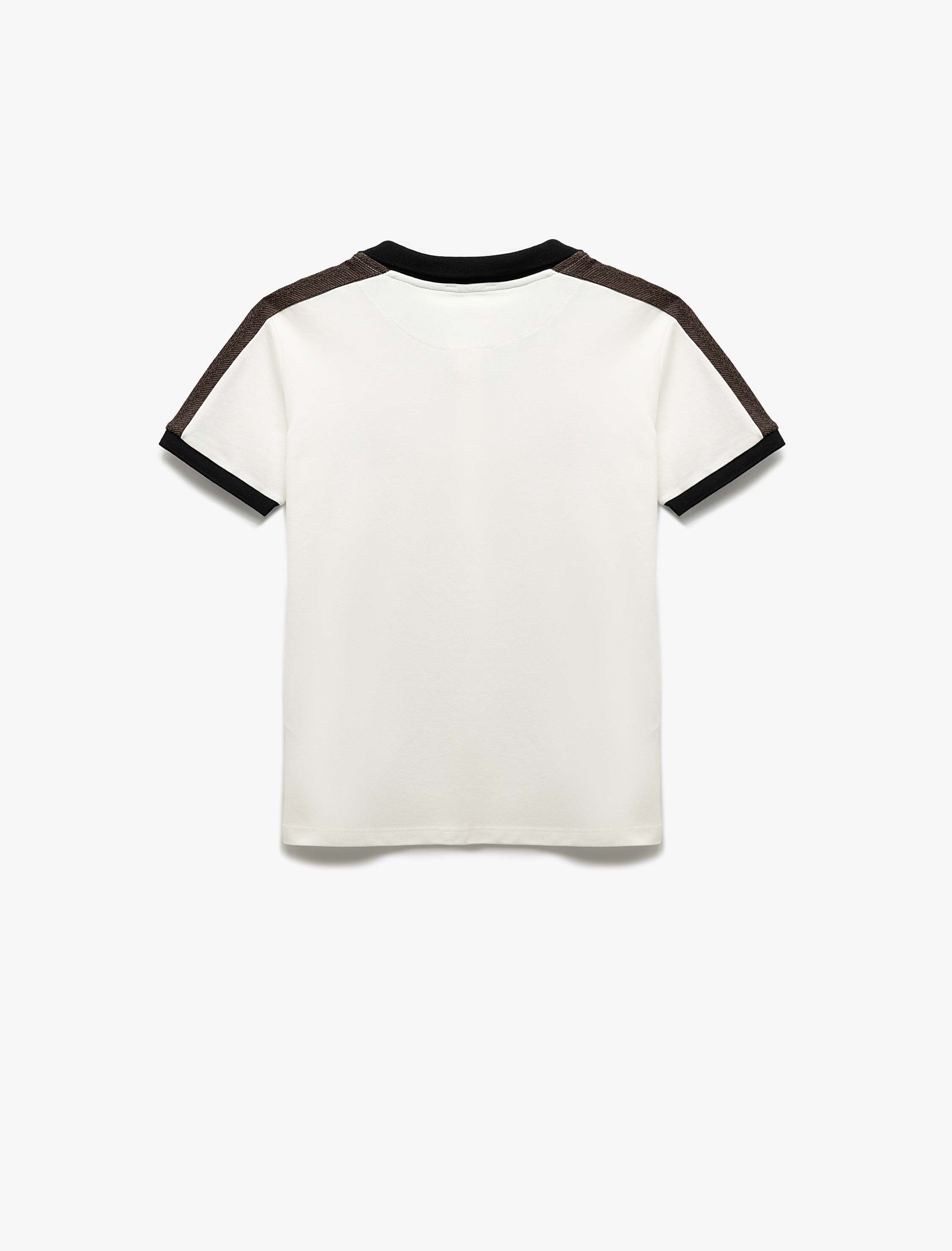  Erkek Çocuk Pamuklu Renk Bloklu Kısa Kollu Polo Yaka Tişört