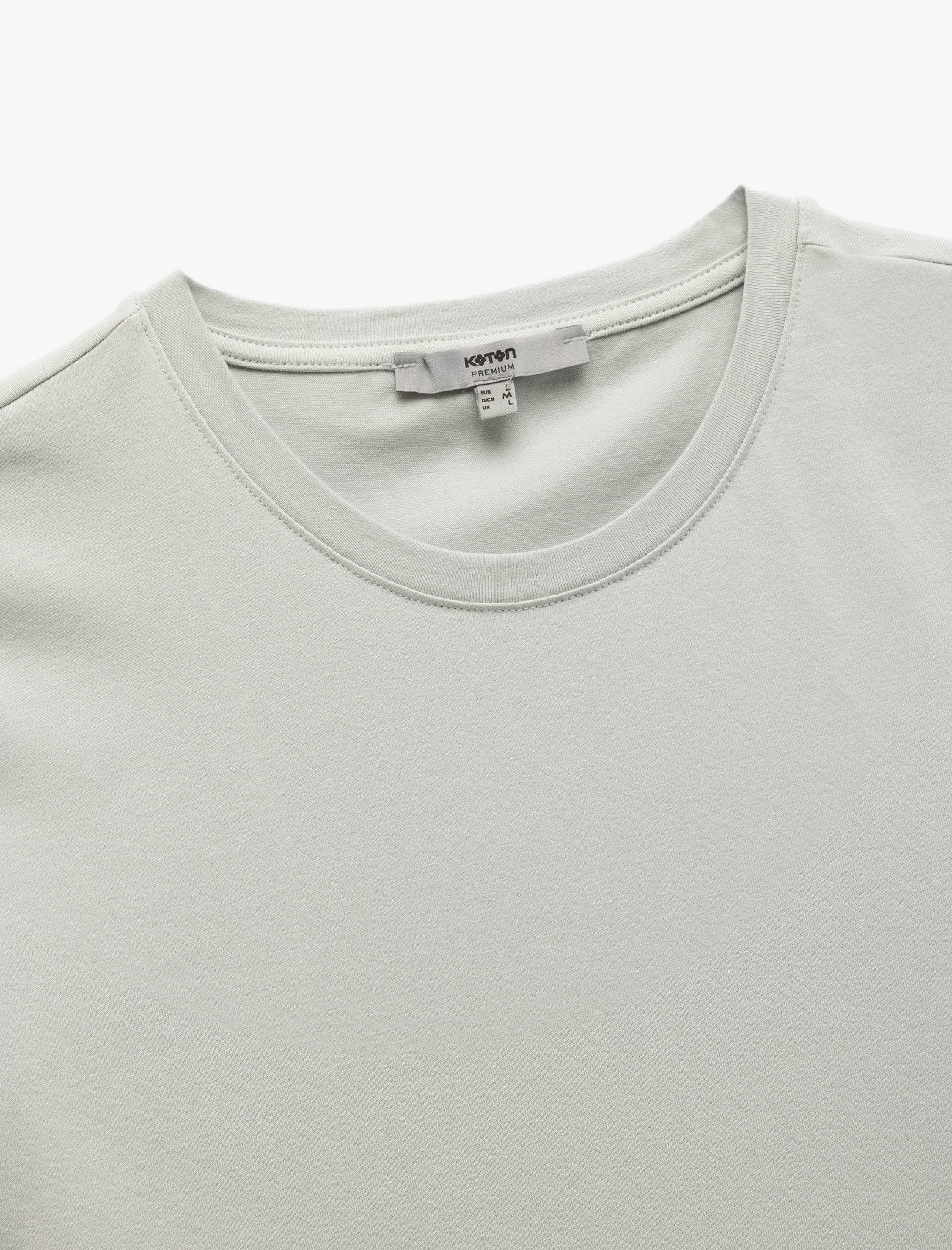   Pamuklu Kısa Kollu Slim Fit Bisiklet Yaka Erkek Basic Tişört