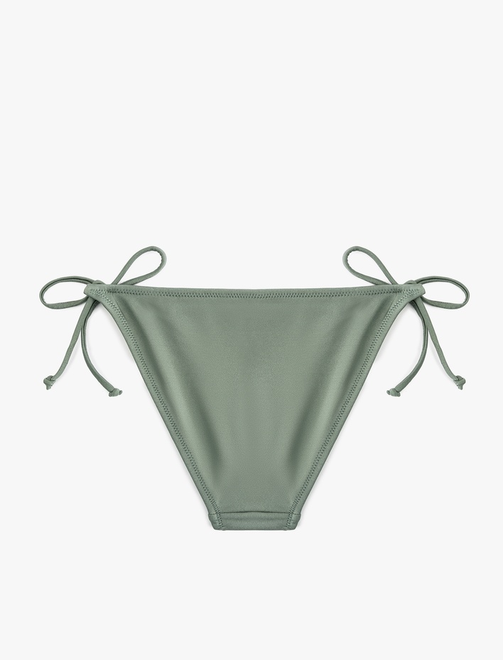  Parlak Yanları İpli Bikini Altı