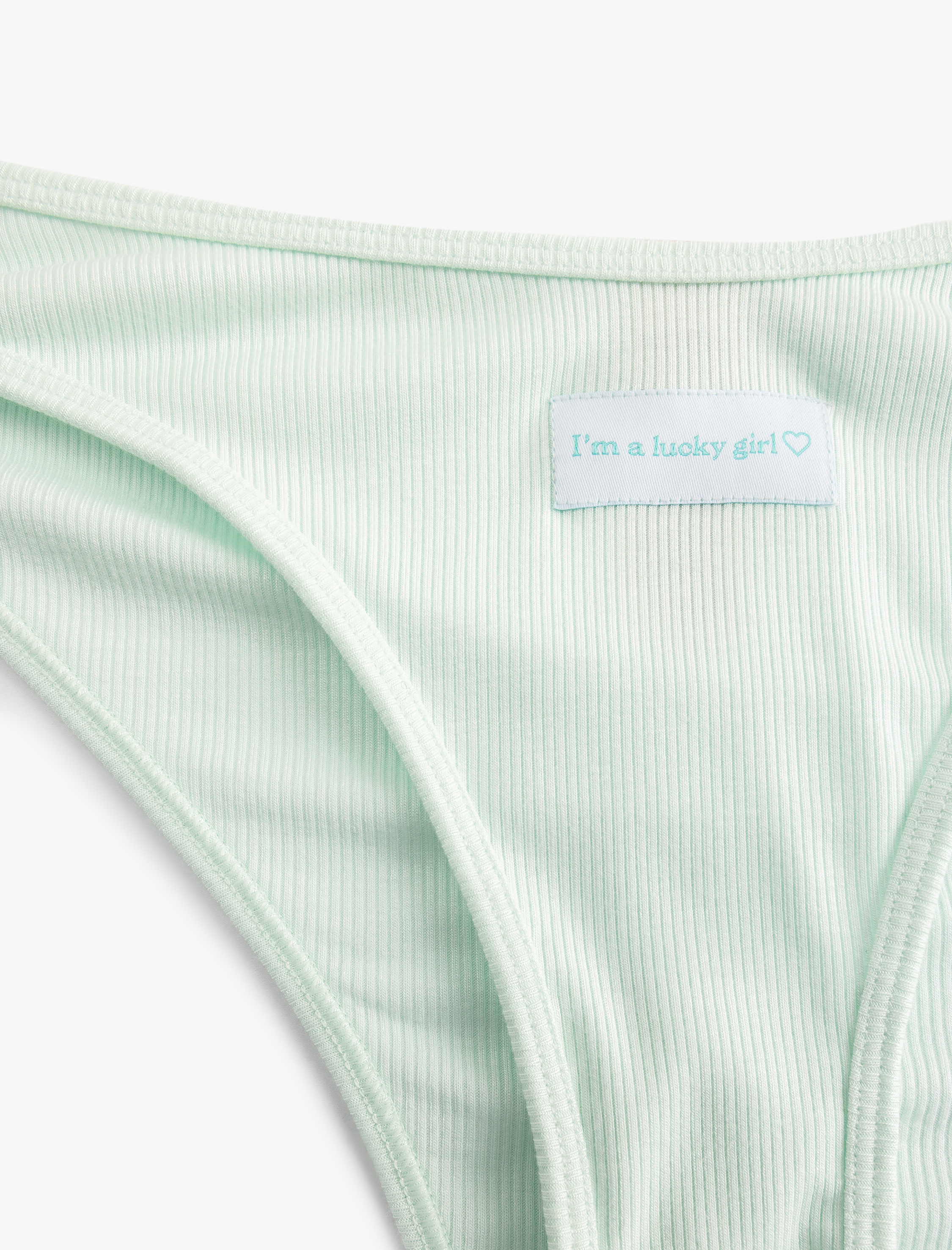   Viskon Kumaş Etiket Detaylı Ribanalı Brazilian Külot