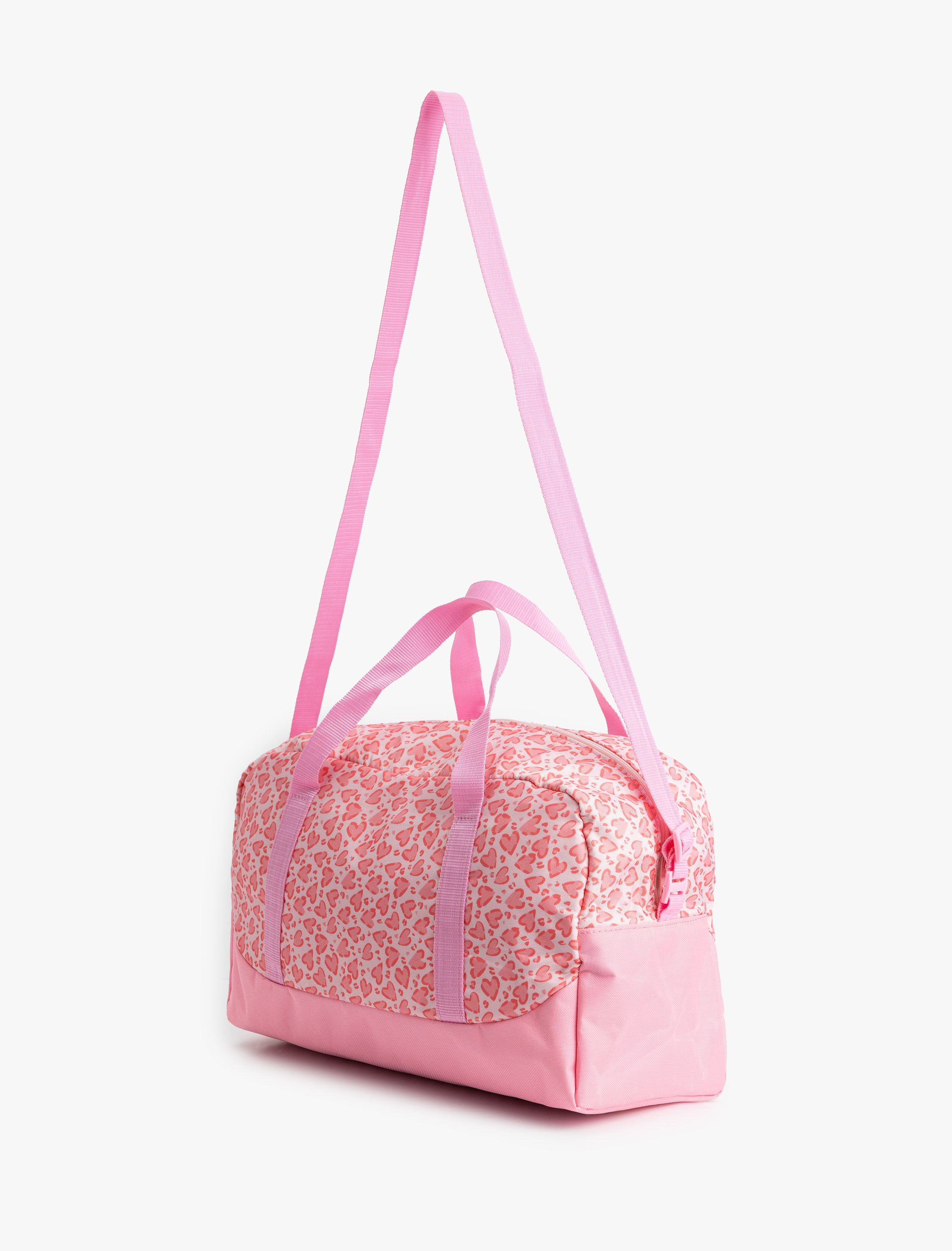  Kız Çocuk Kalp Desenli Askılı Çanta