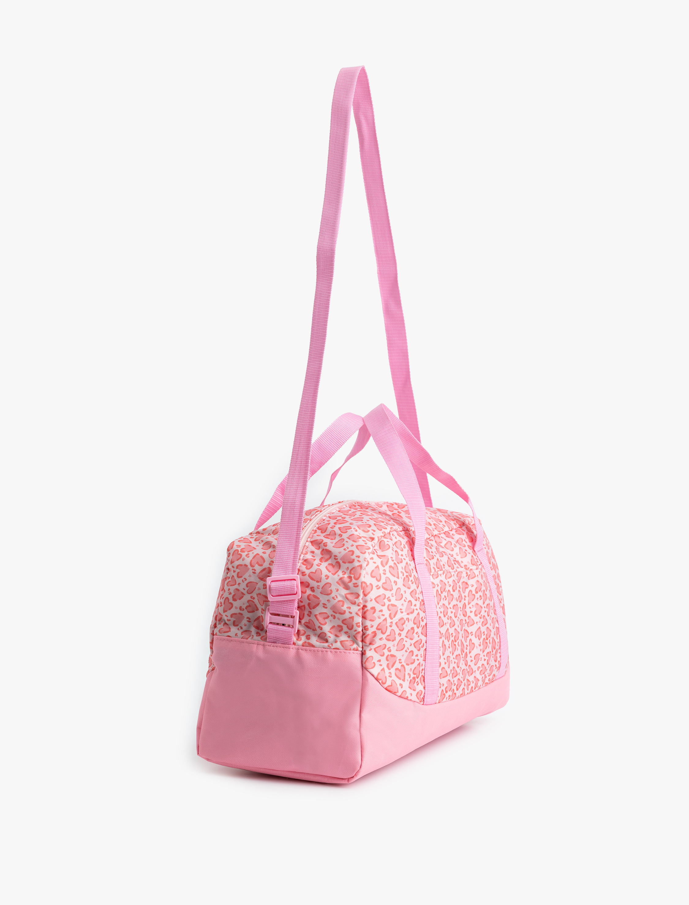 Kız Çocuk Kalp Desenli Askılı Çanta